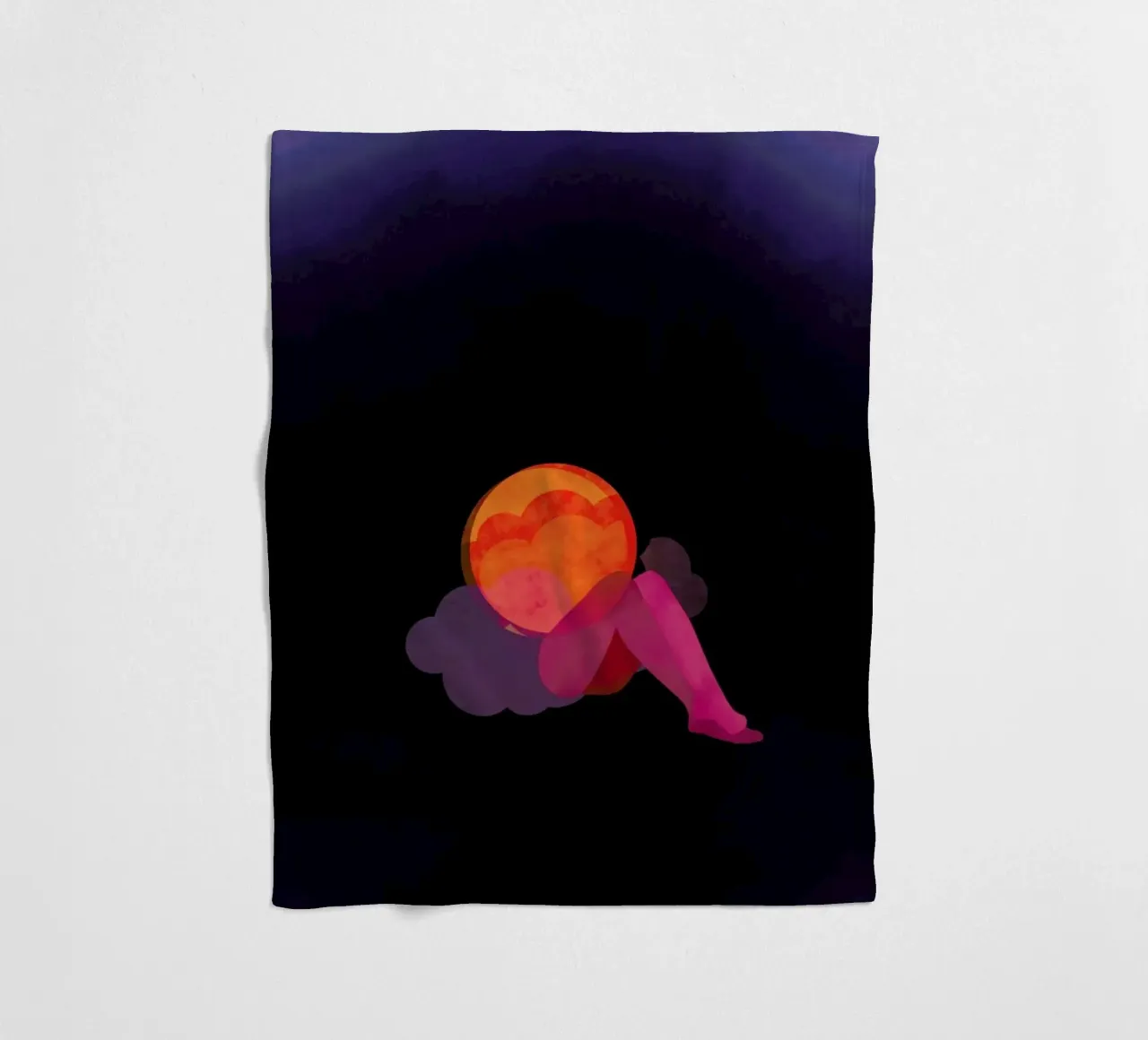 Relaxed fleecedeken van Mie Frey Damgaard