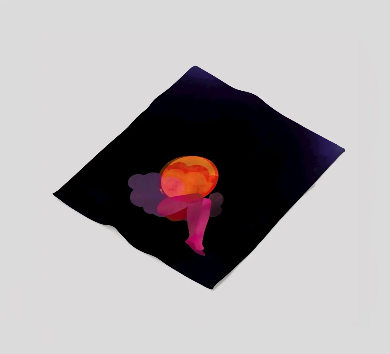 Relaxed fleecedeken van Mie Frey Damgaard