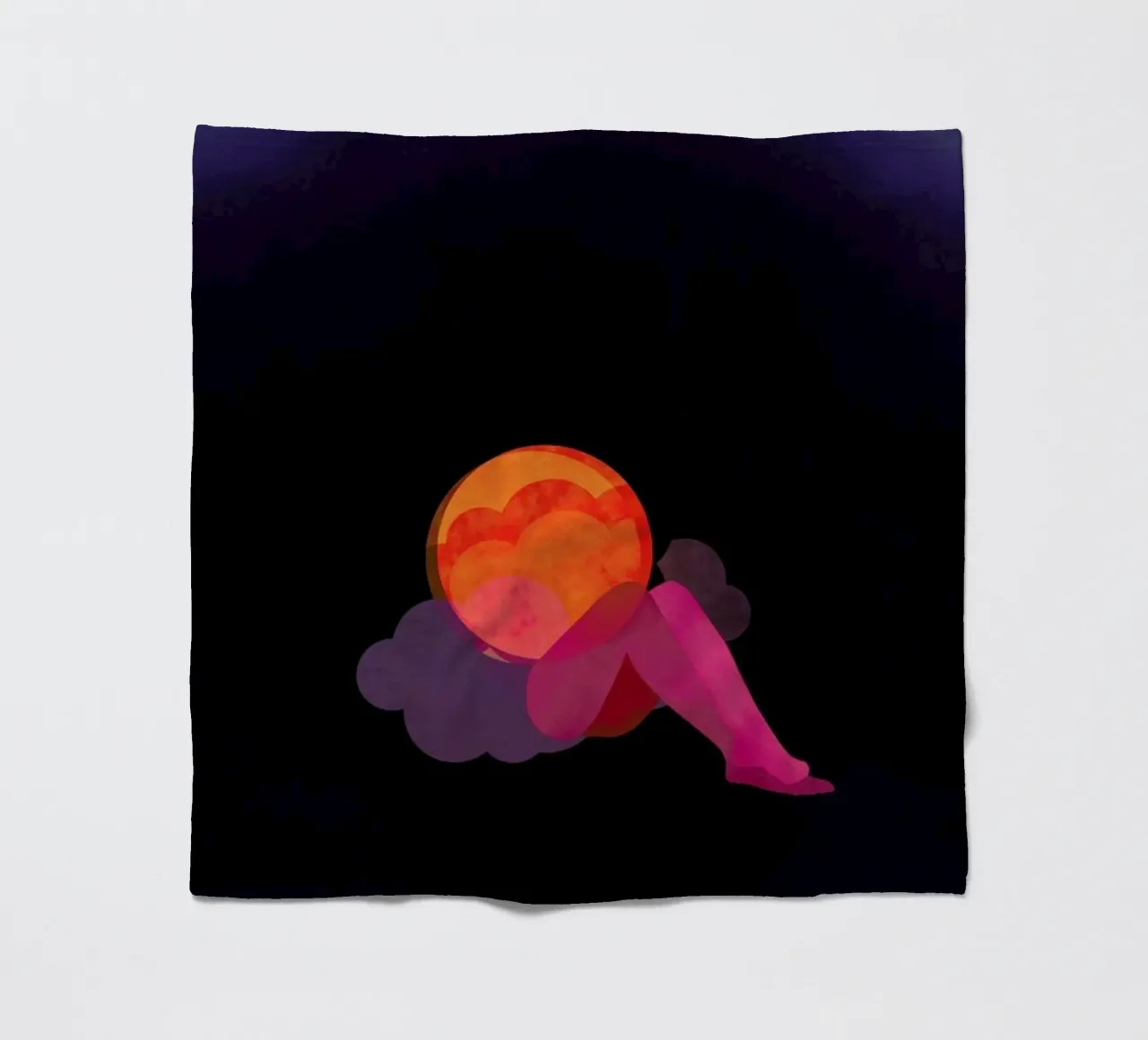 Relaxed fleecedeken van Mie Frey Damgaard