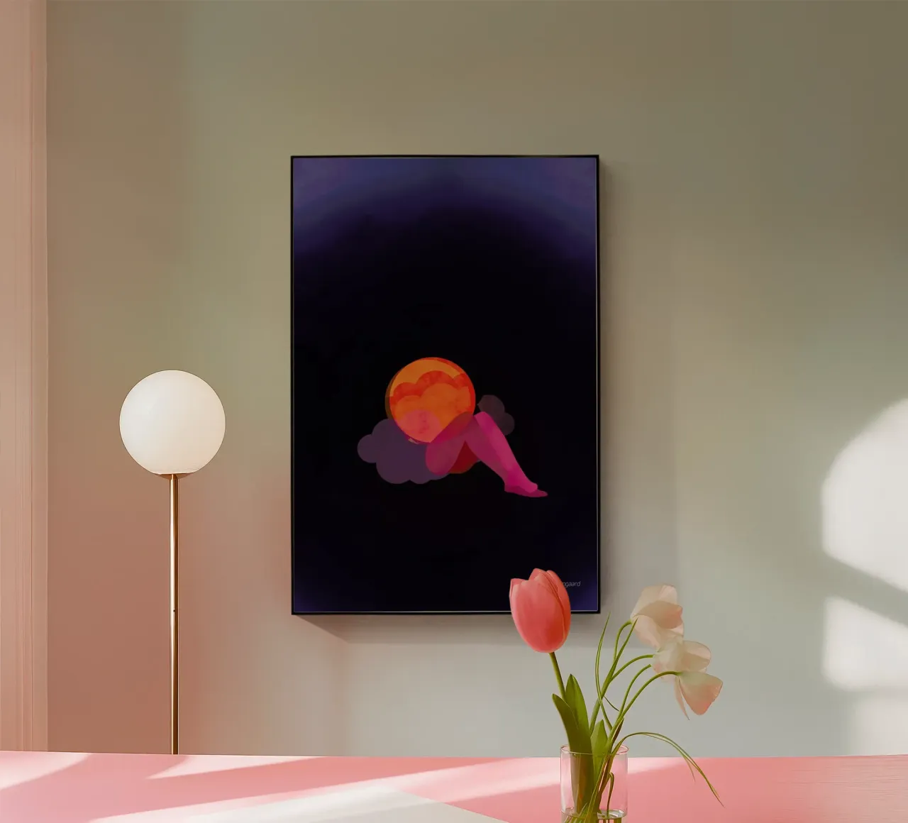 Relaxed plexiglass da Mie Frey Damgaard