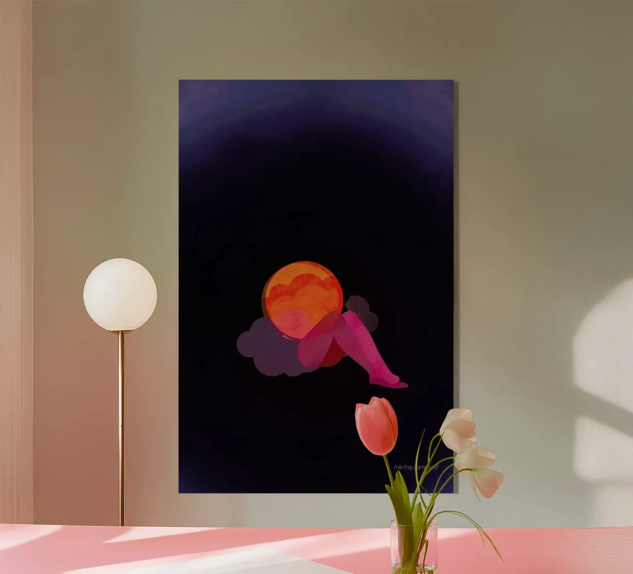 Relaxed plexiglass da Mie Frey Damgaard