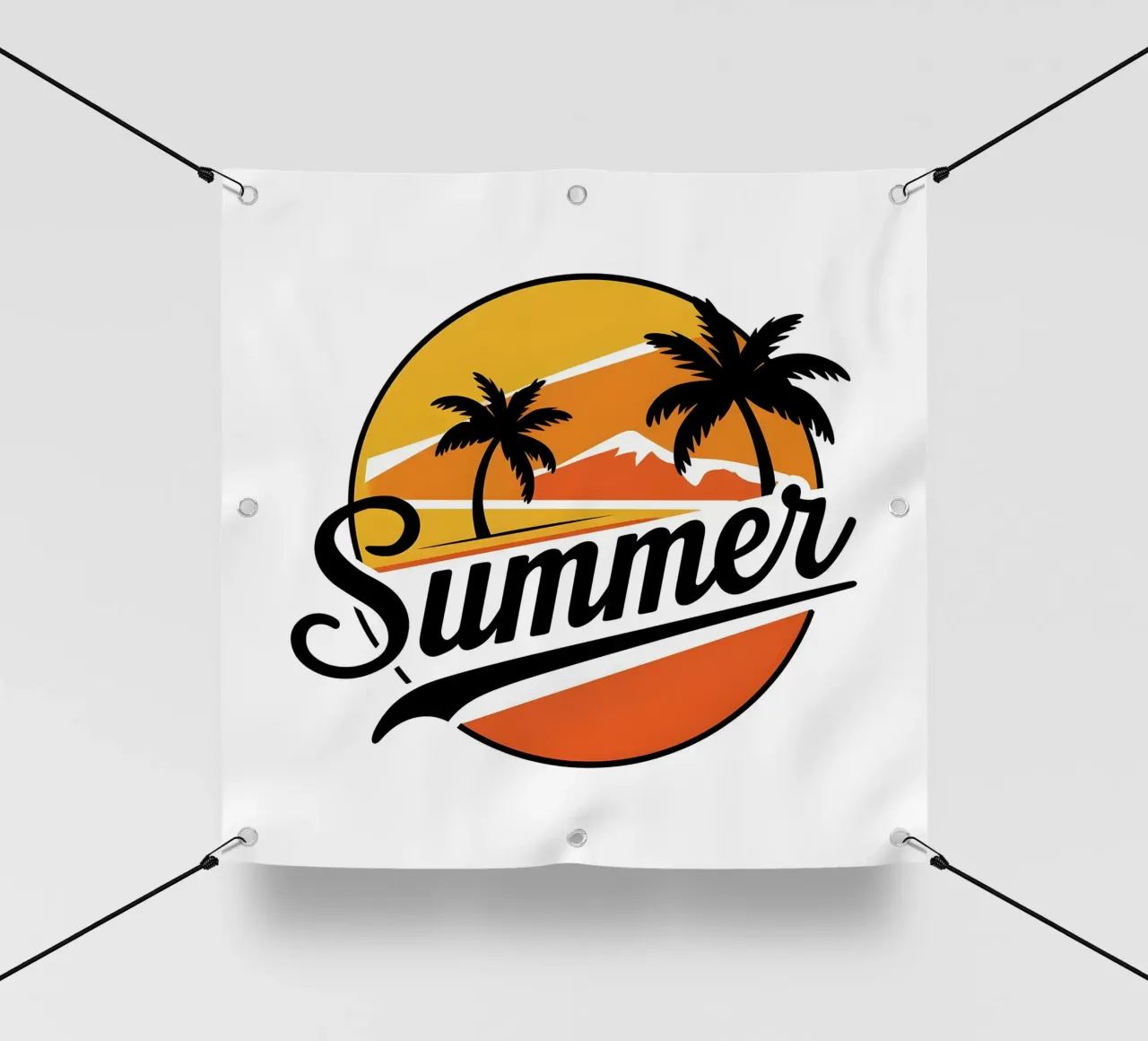 Sommer-Vibes PVC Plane von inspirational quote