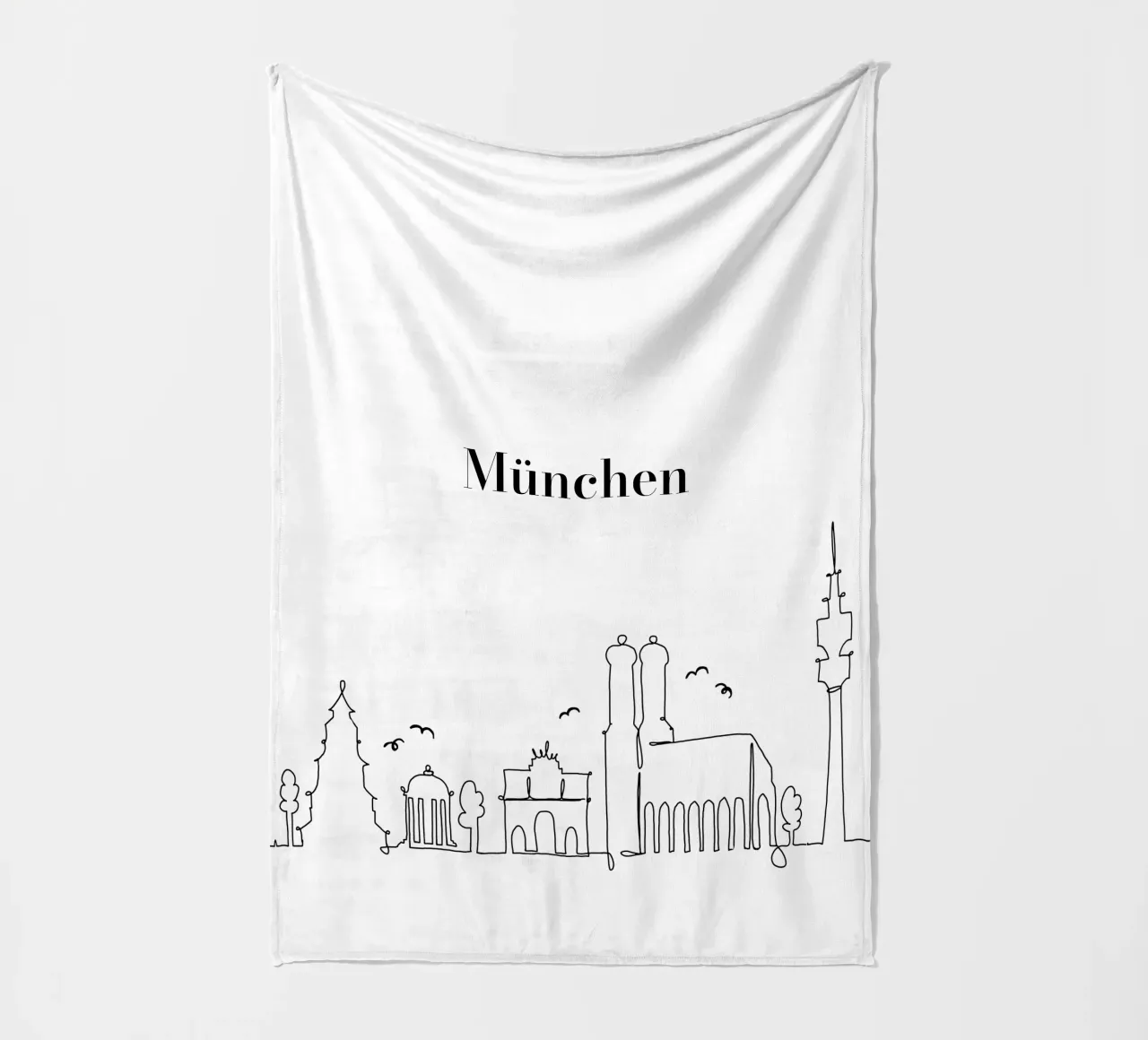 München Fleecedecke von Sabrina Ziegenhorn
