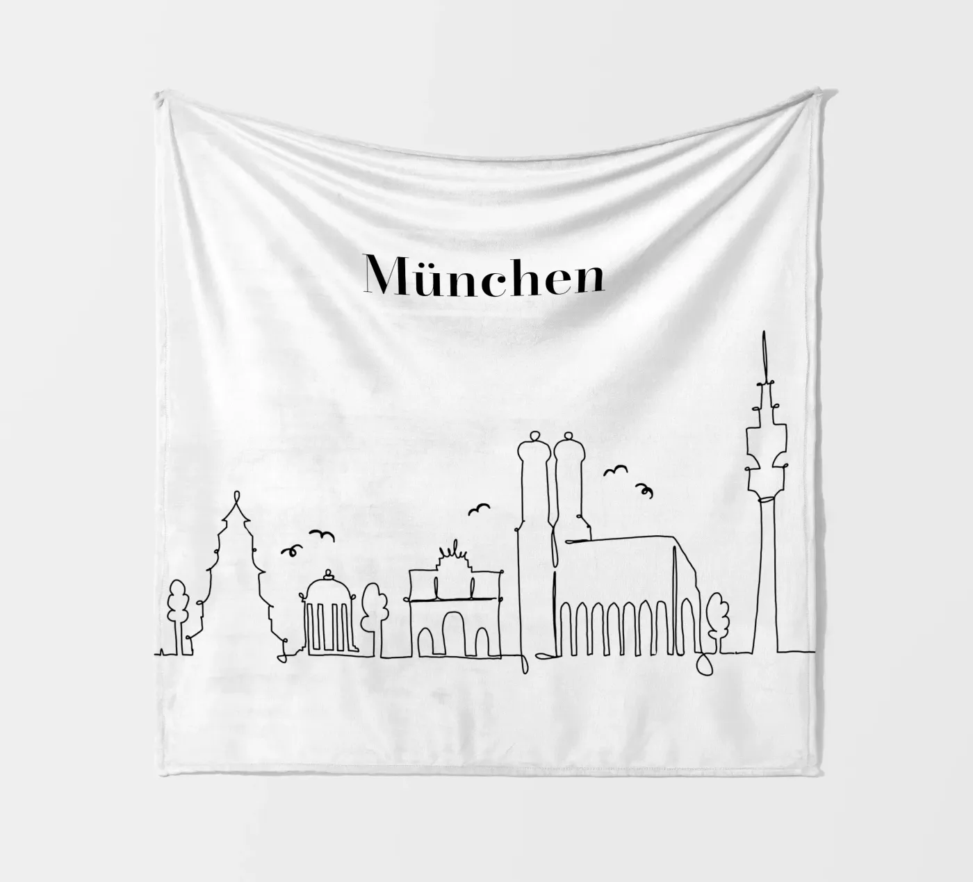 München Fleecedecke von Sabrina Ziegenhorn