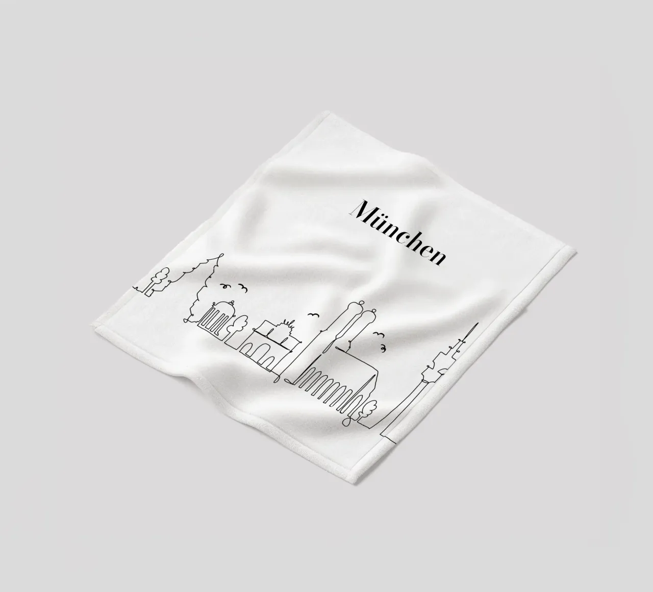 München Fleecedecke von Sabrina Ziegenhorn
