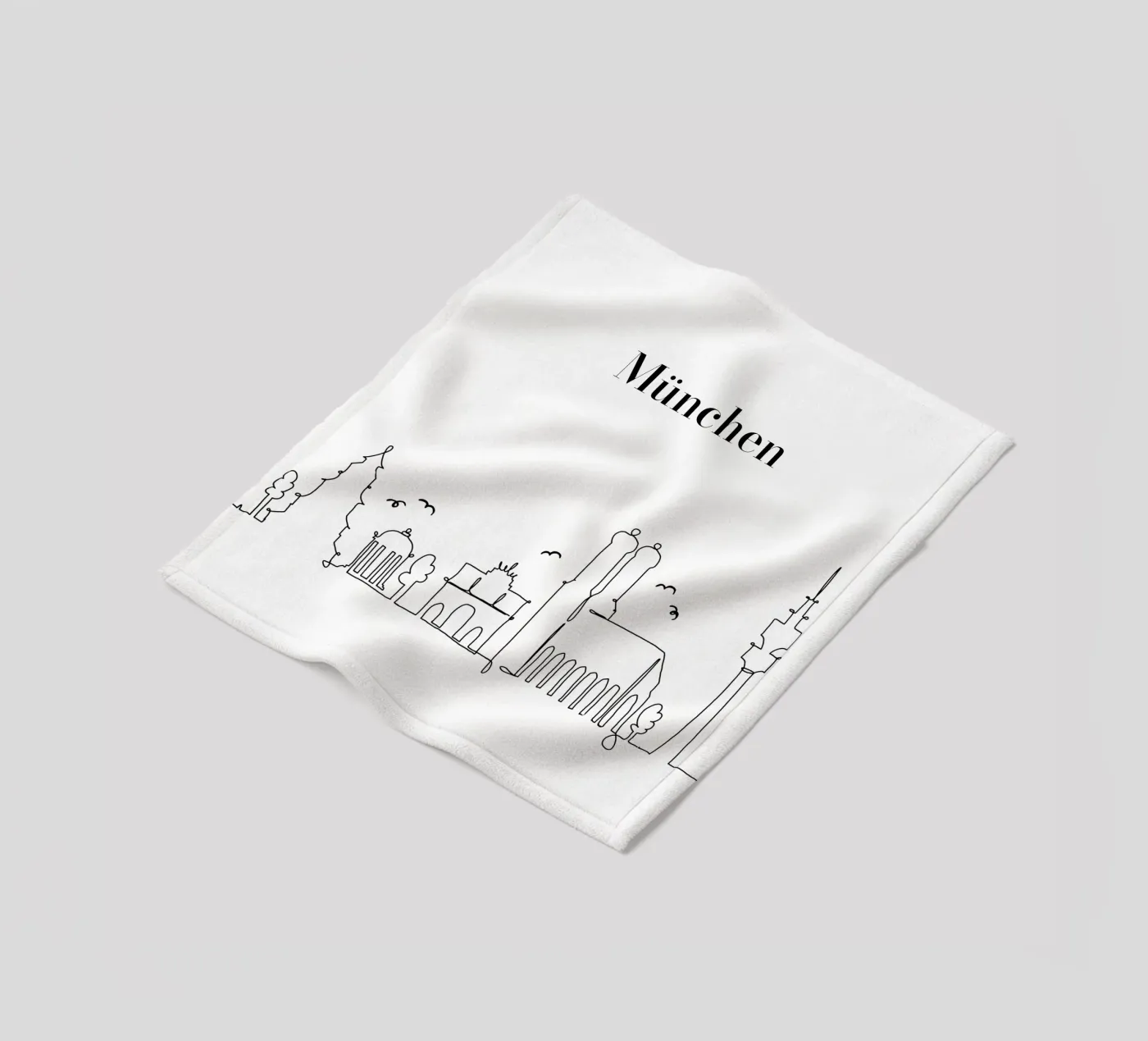München Fleecedecke von Sabrina Ziegenhorn