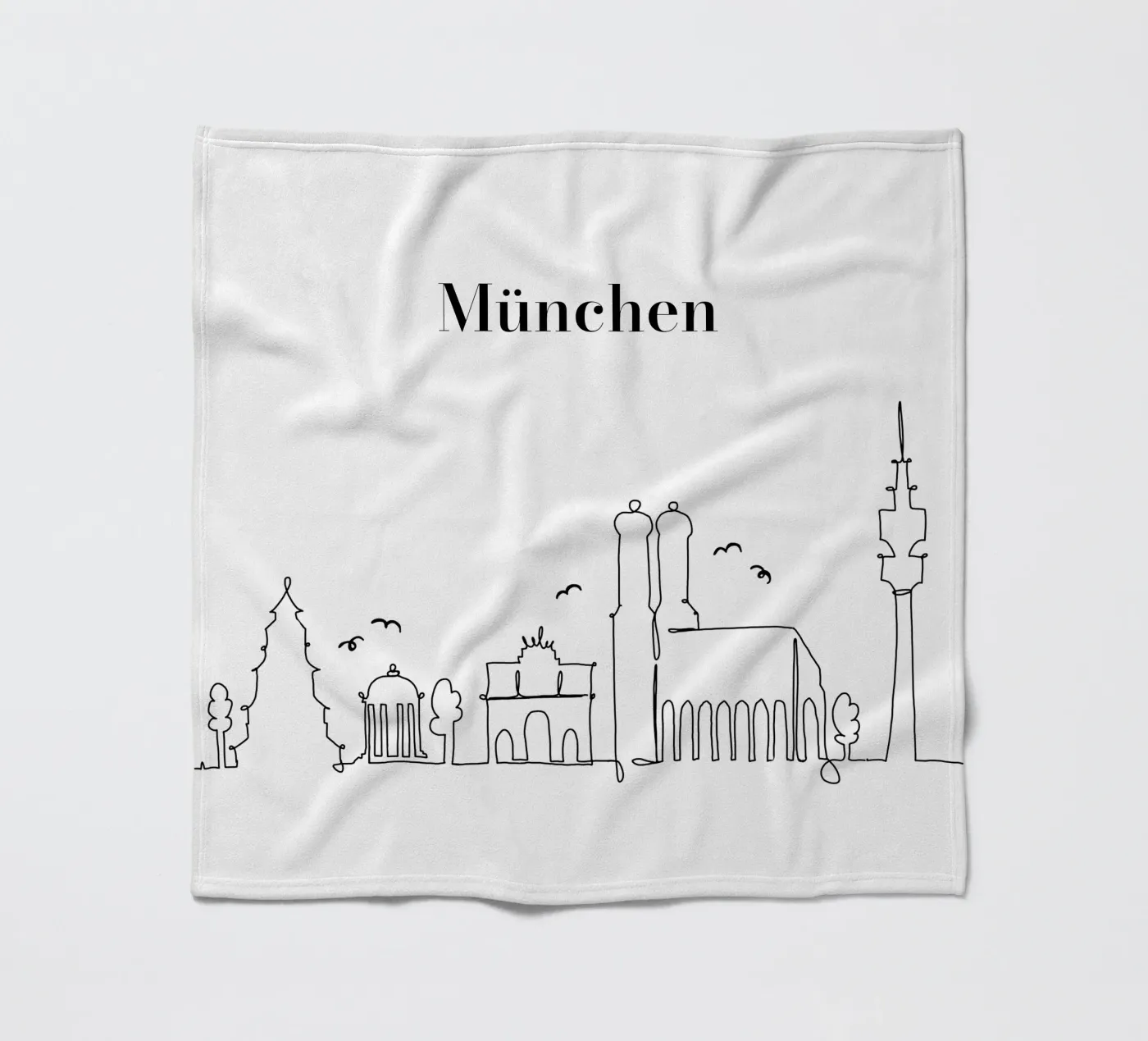 München Fleecedecke von Sabrina Ziegenhorn