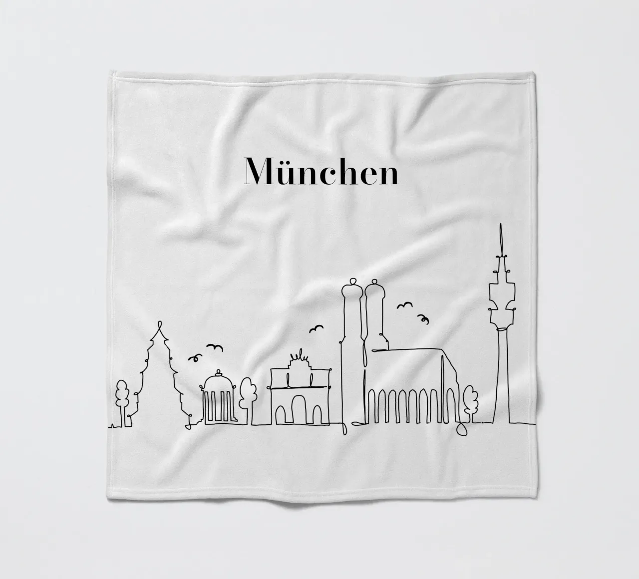 München Fleecedecke von Sabrina Ziegenhorn