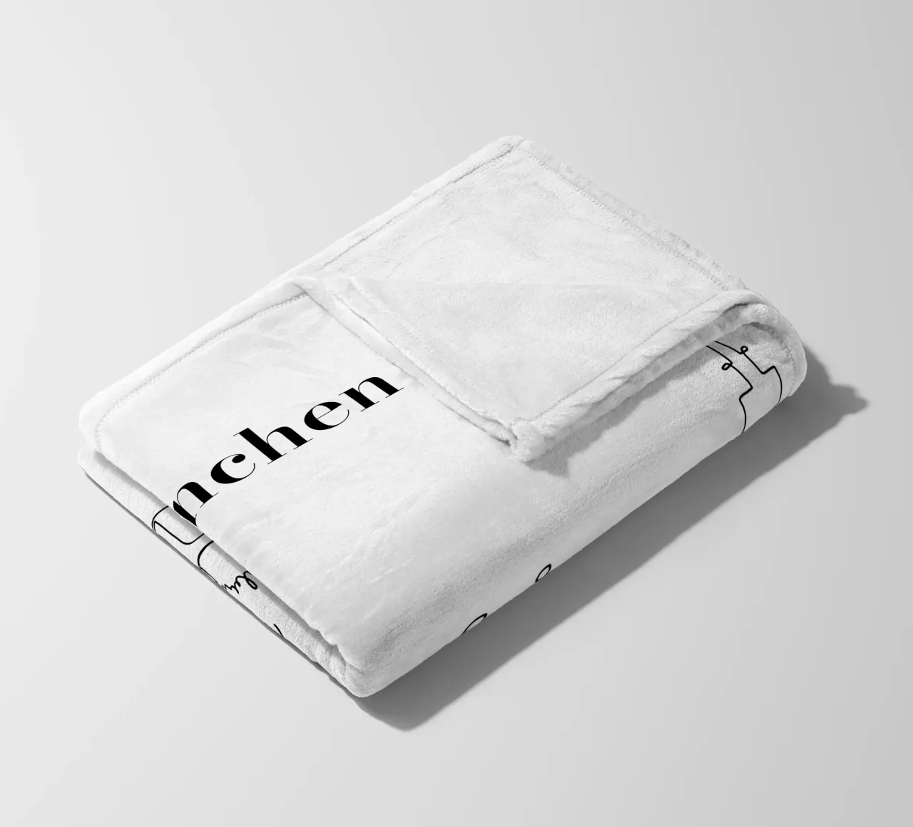 München Fleecedecke von Sabrina Ziegenhorn