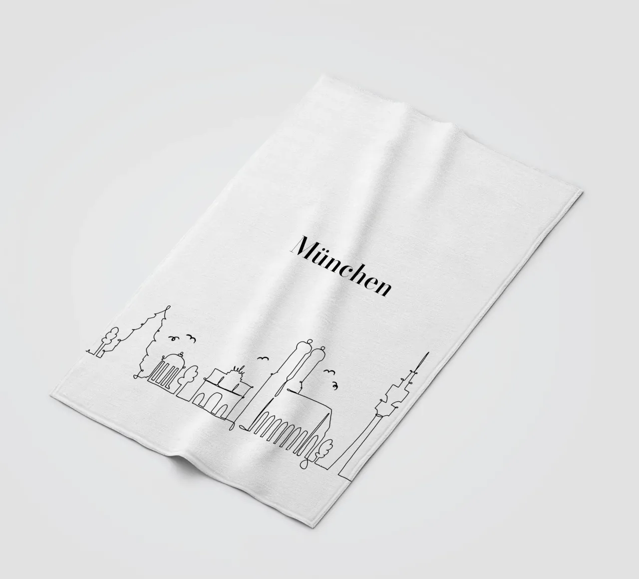 München Fleecedecke von Sabrina Ziegenhorn