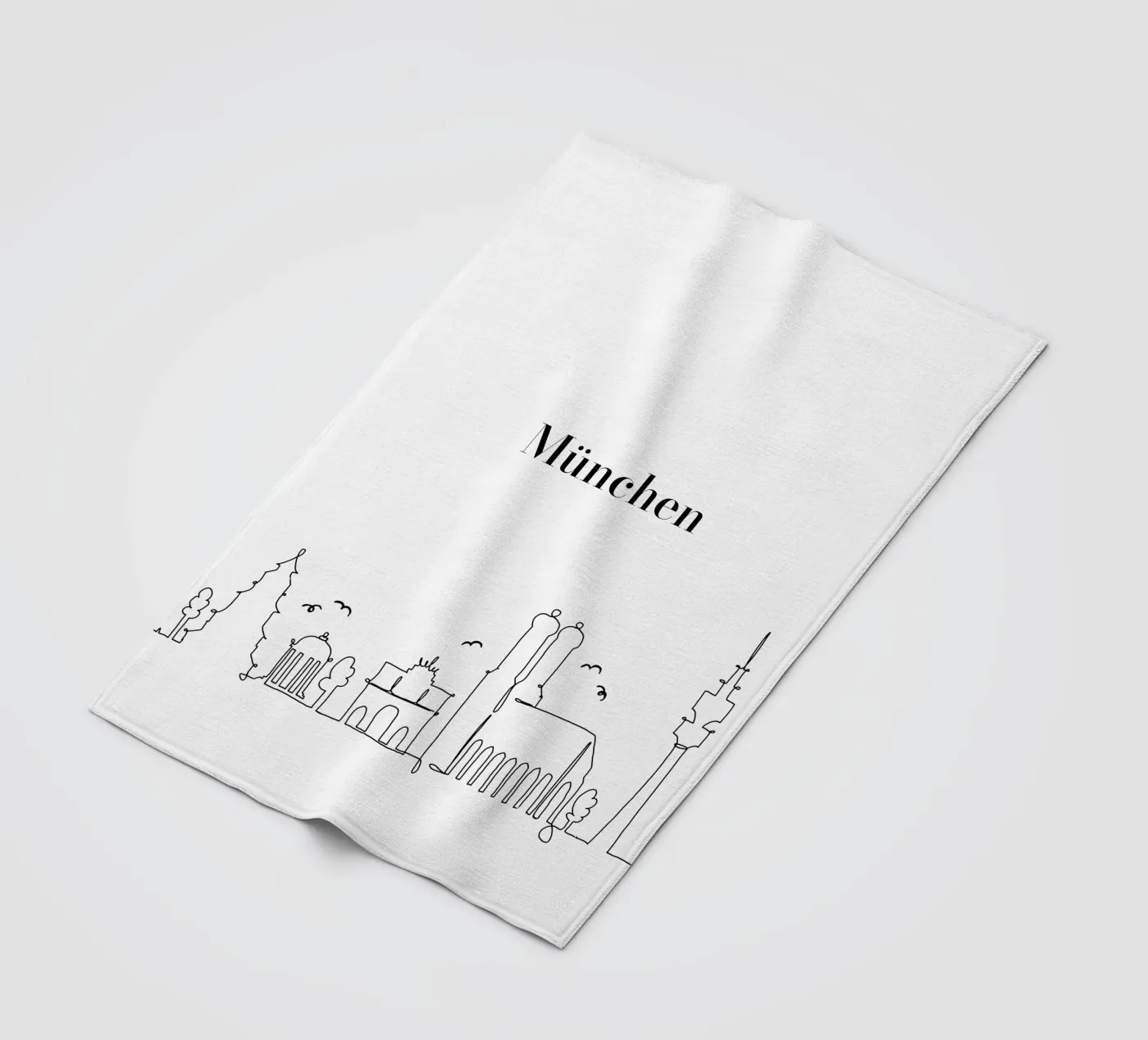 München Fleecedecke von Sabrina Ziegenhorn