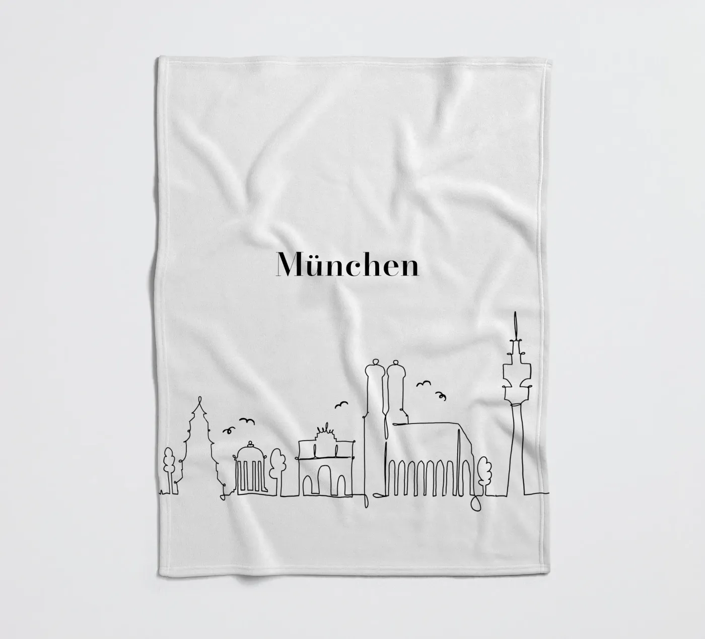 München Fleecedecke von Sabrina Ziegenhorn