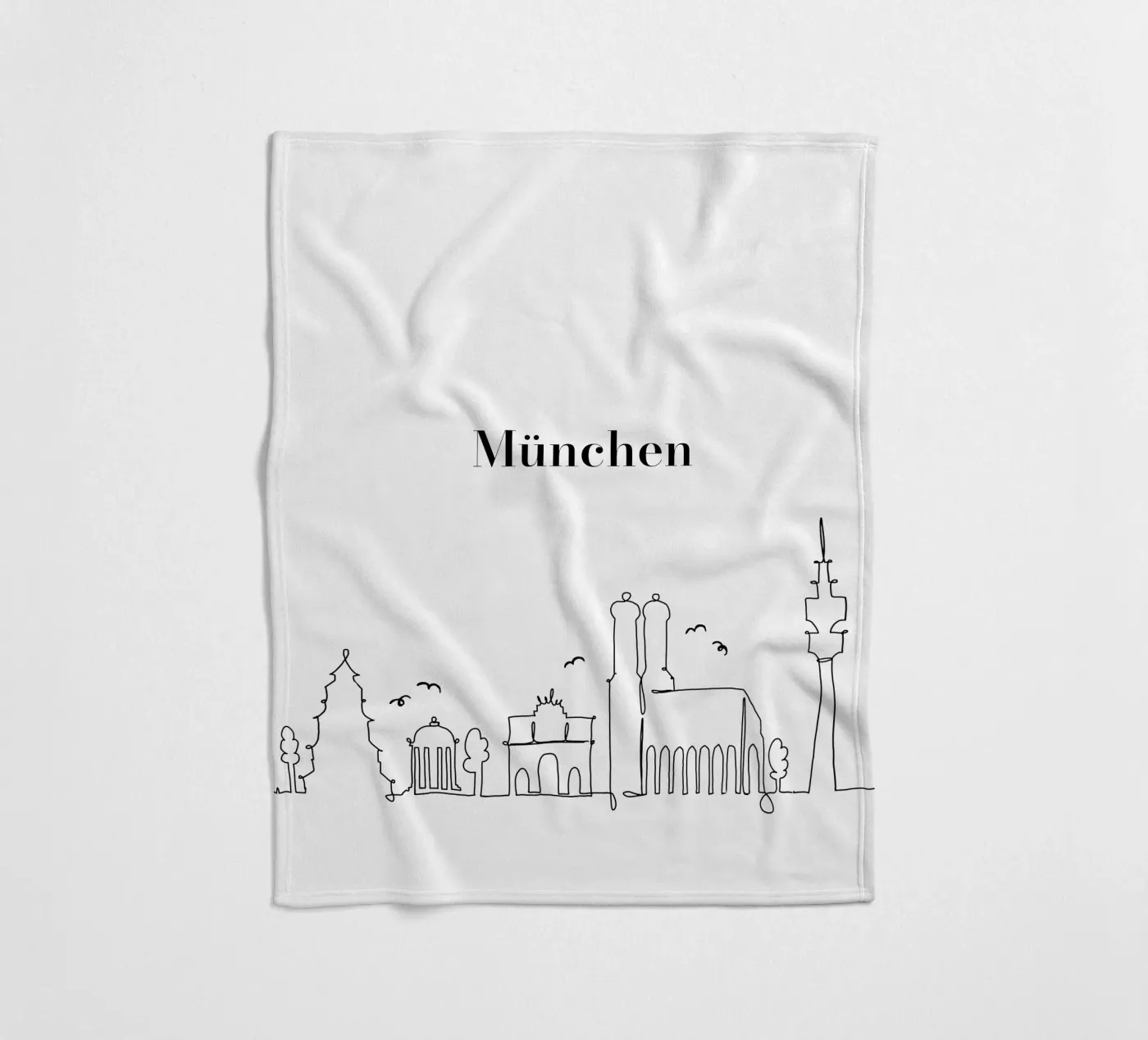 München Fleecedecke von Sabrina Ziegenhorn