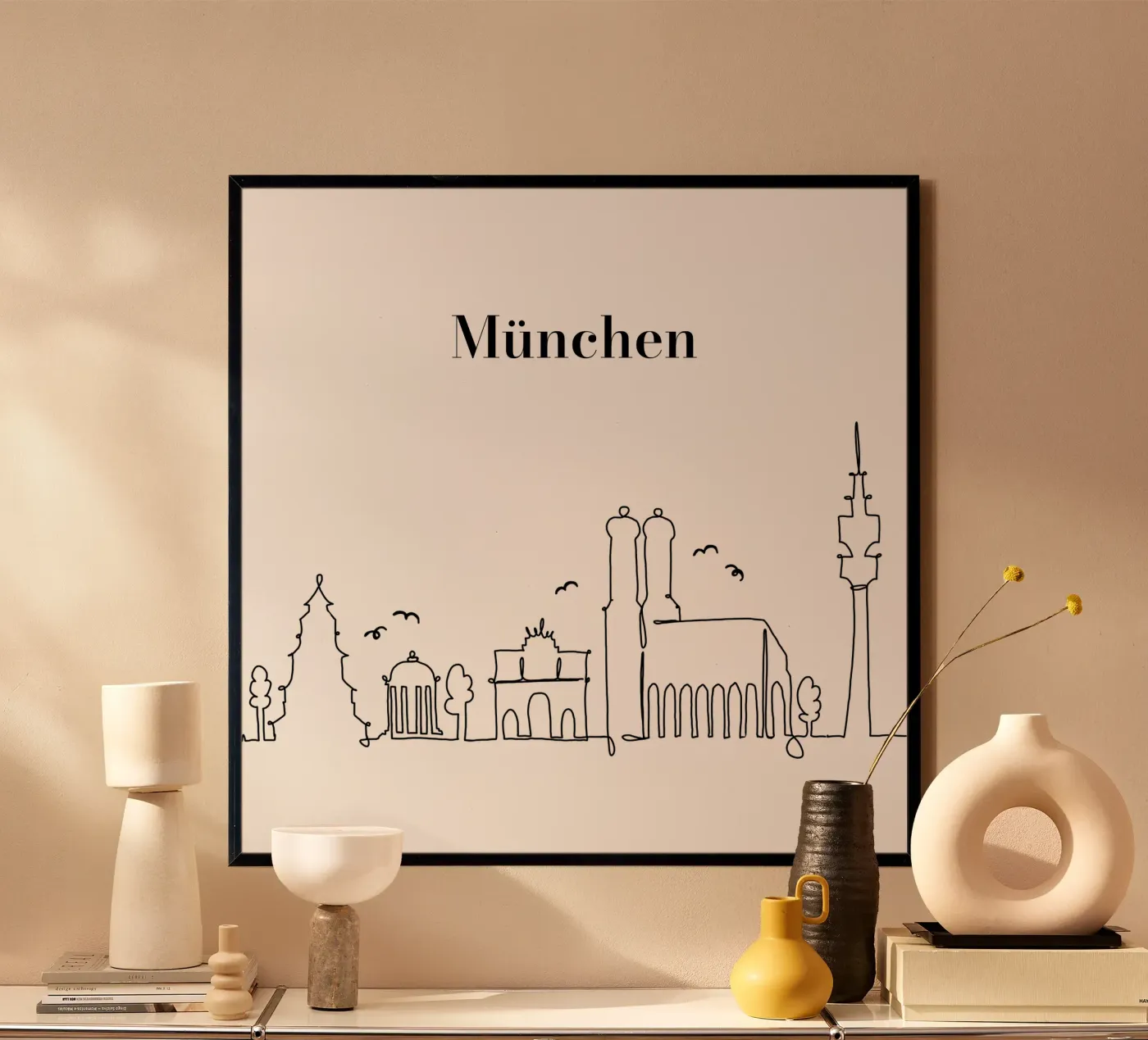 Munich poster de Sabrina Ziegenhorn