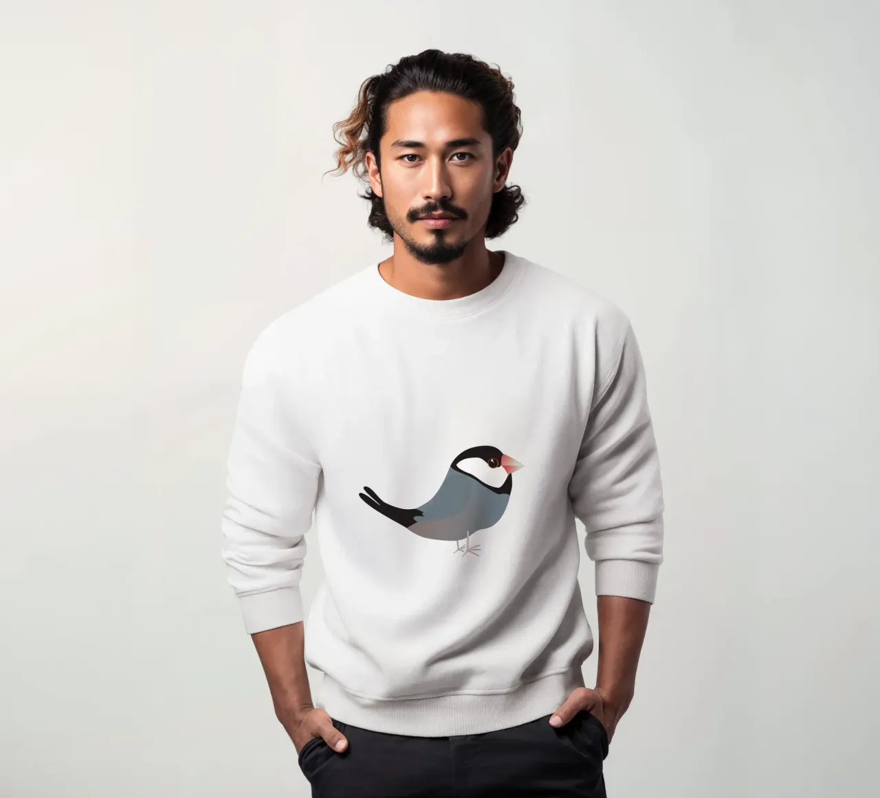 Cute java sparrow sweatshirt by BwiseLizzy