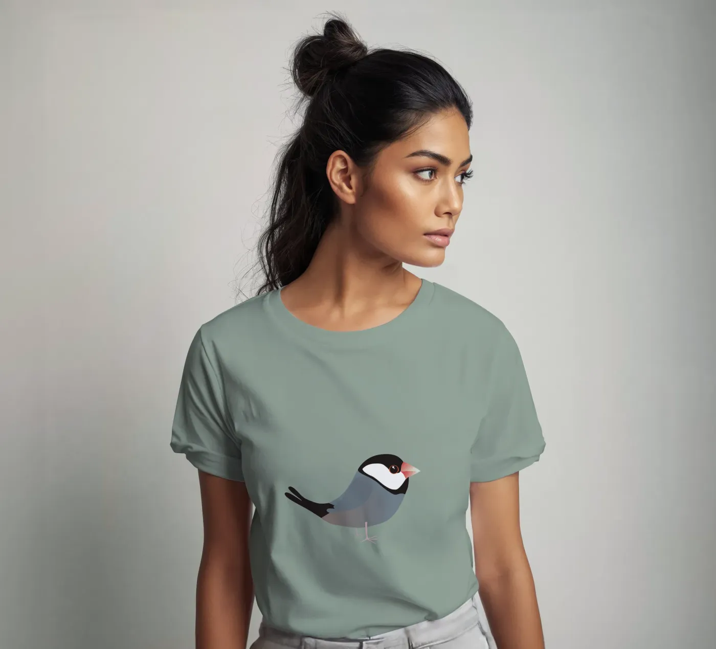Cute java sparrow t-shirt de BwiseLizzy