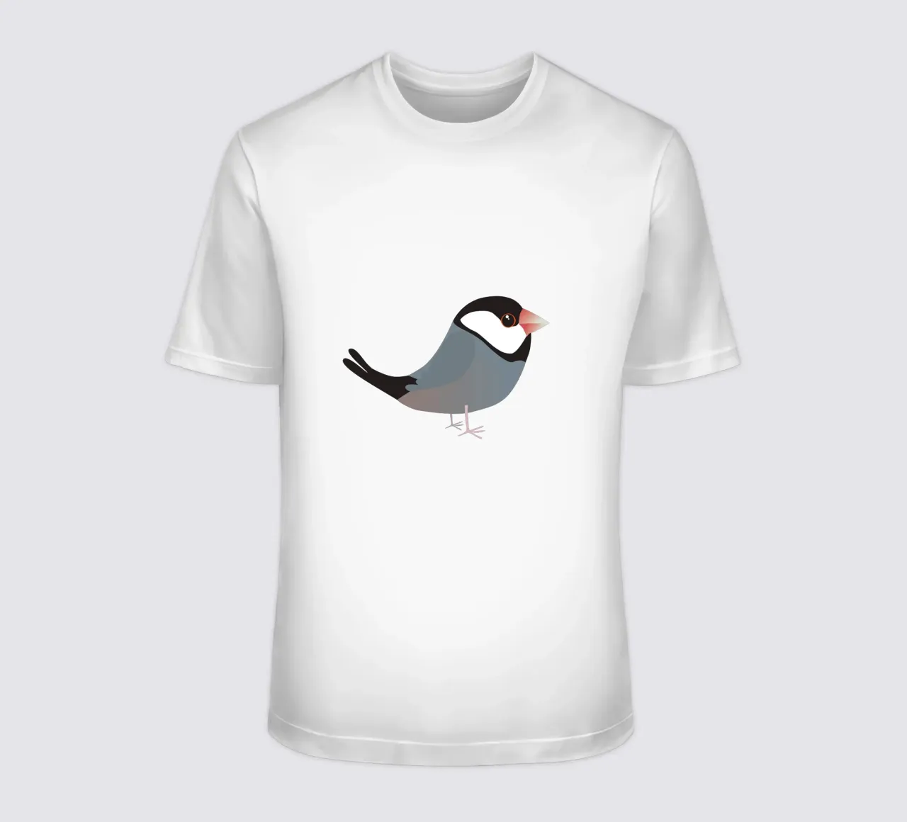 Cute java sparrow t-shirt by BwiseLizzy