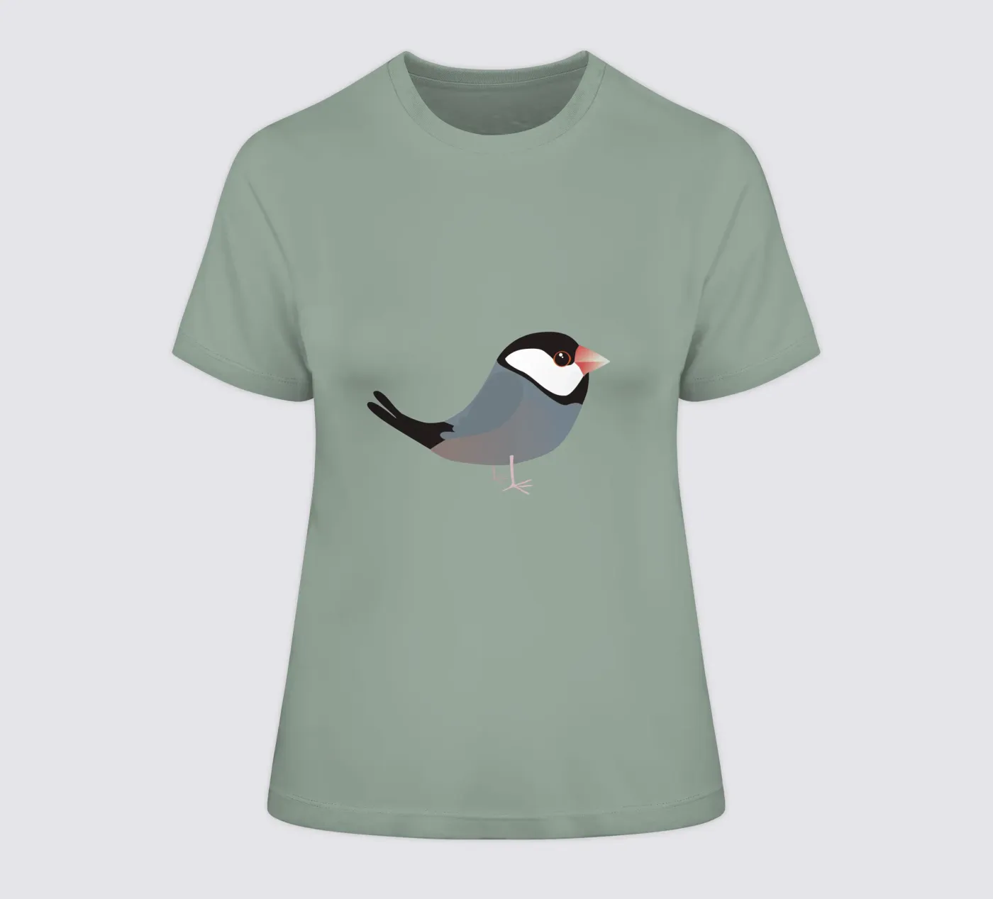 Cute java sparrow t-shirt da donna da BwiseLizzy