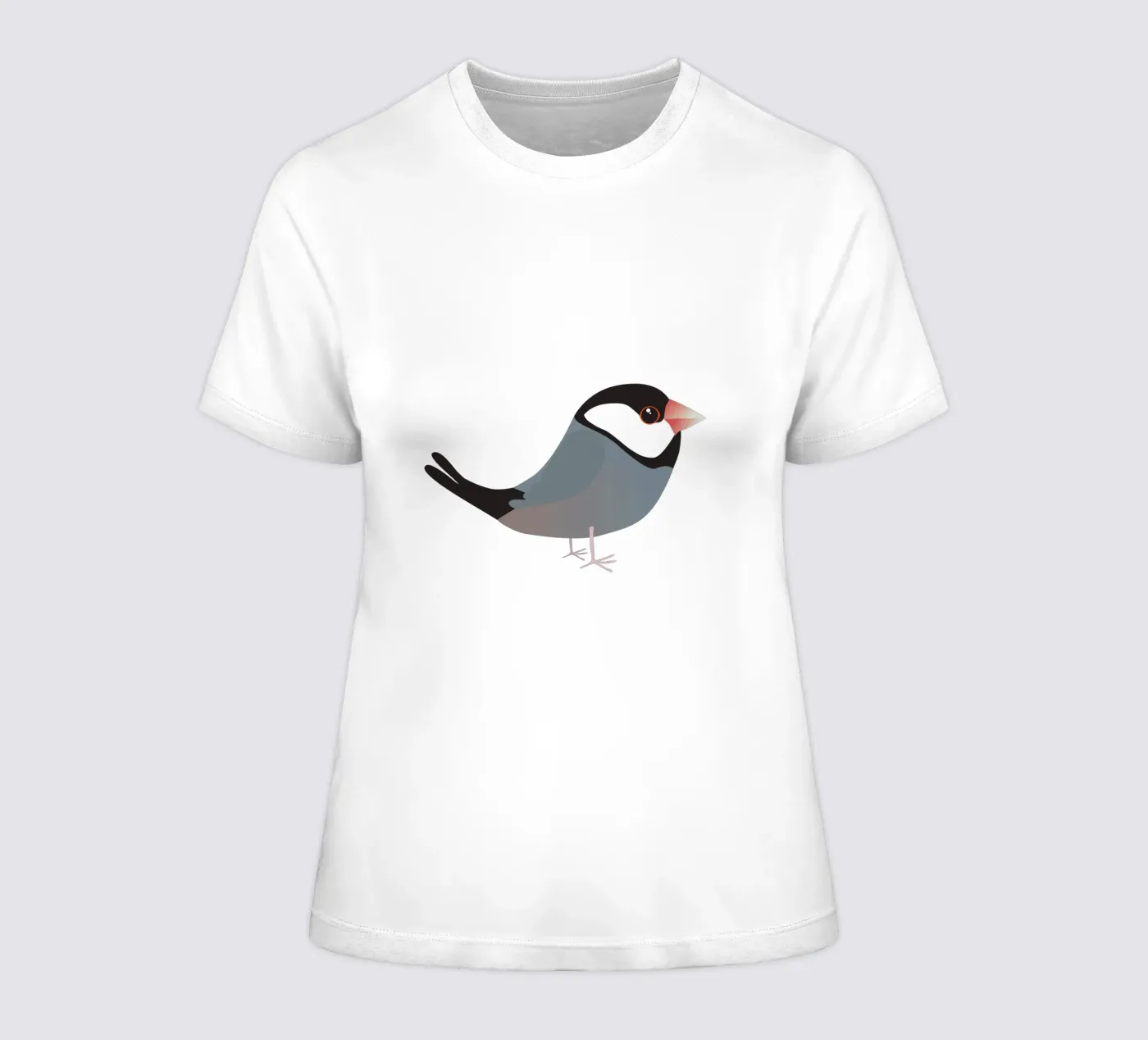 Cute java sparrow t-shirt da donna da BwiseLizzy