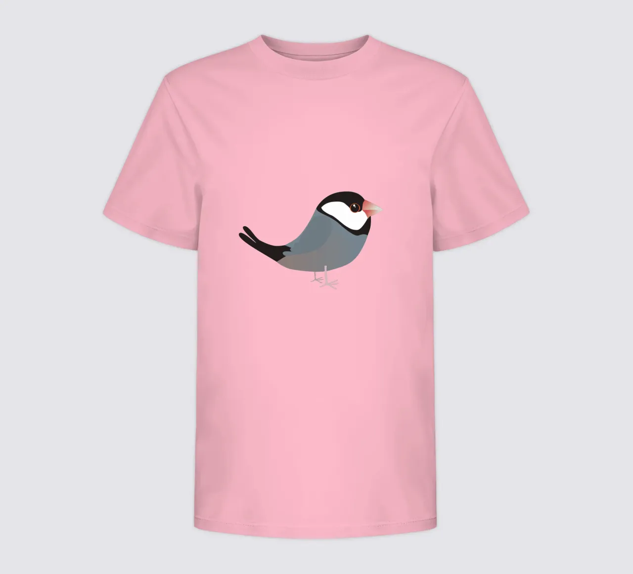 Cute java sparrow Kinder T-Shirt von BwiseLizzy