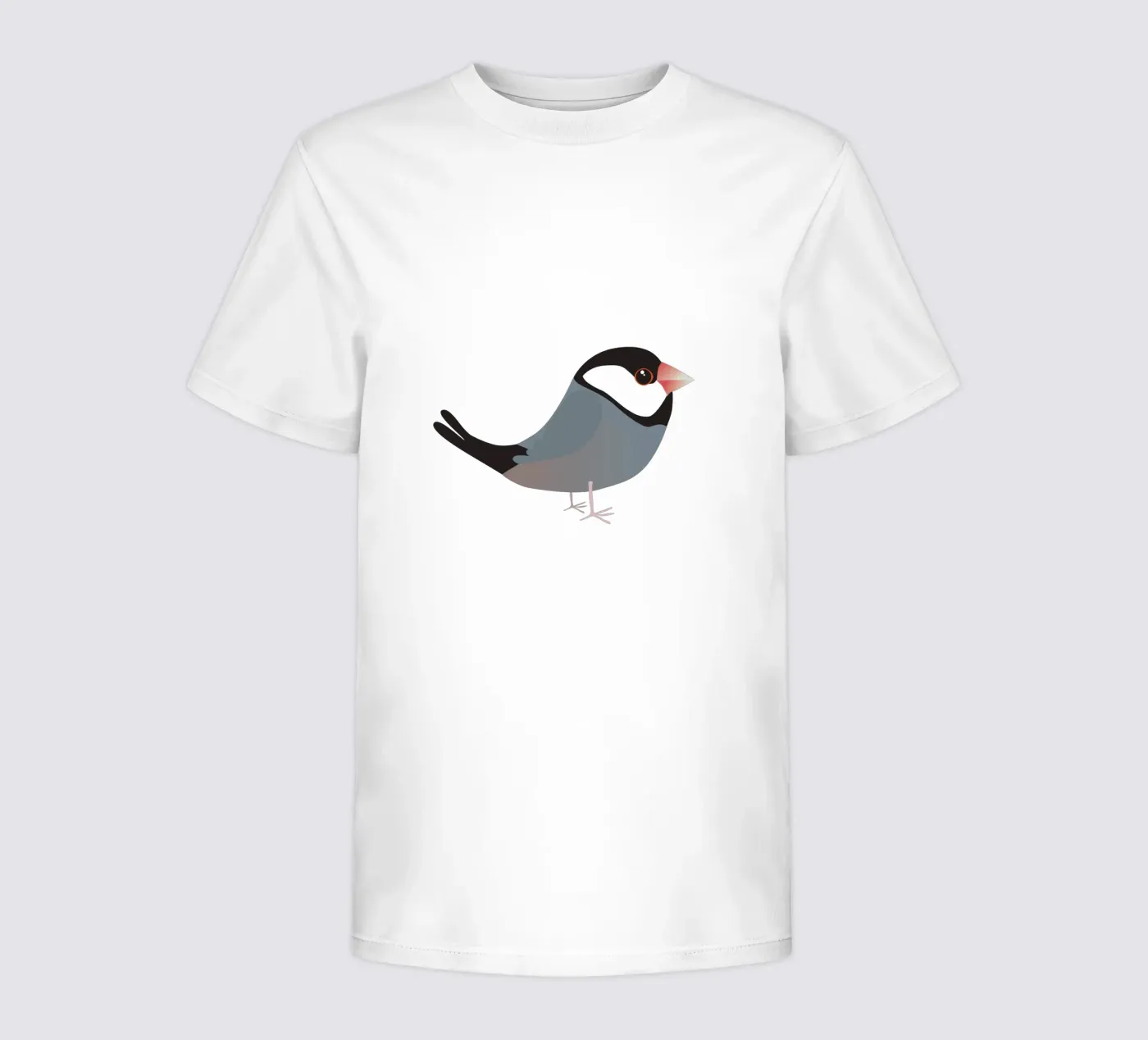 Cute java sparrow Kinder T-Shirt von BwiseLizzy