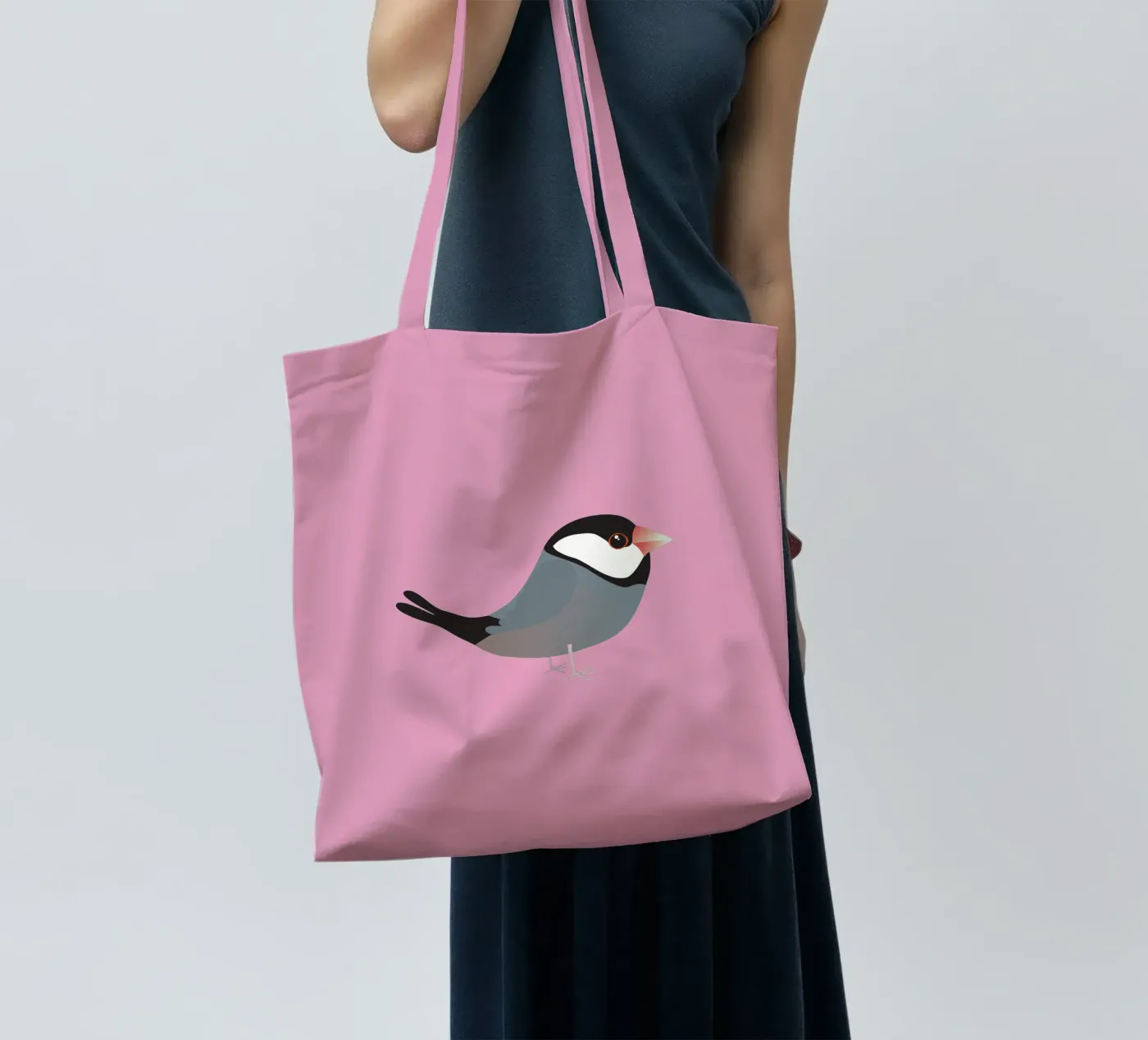 Cute java sparrow borsa in juta da BwiseLizzy