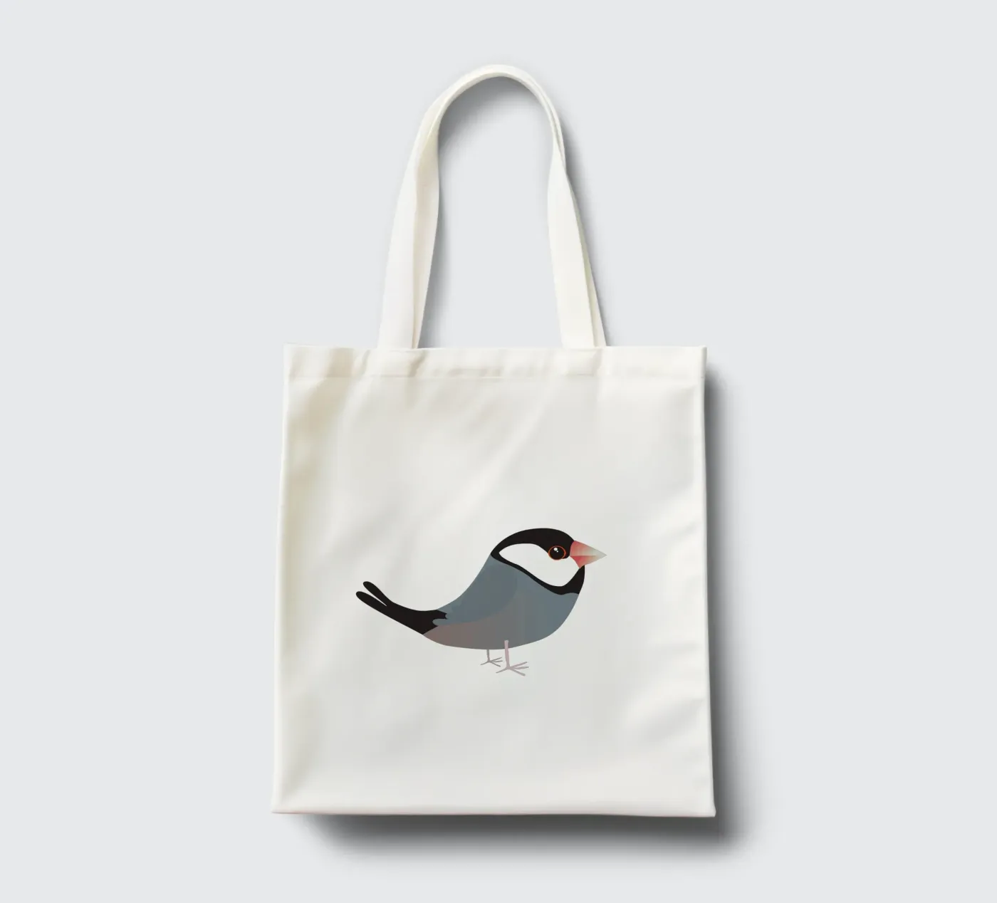 Cute java sparrow borsa in juta da BwiseLizzy