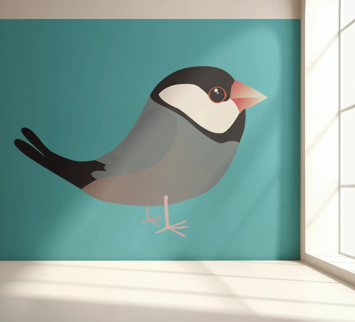 Mignon moineau de Java papier peint photo de BwiseLizzy