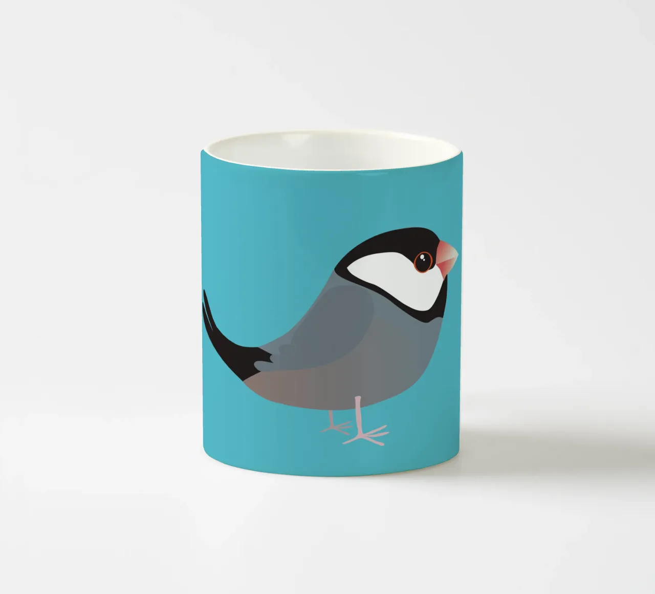 Cute java sparrow ceramic mug by BwiseLizzy