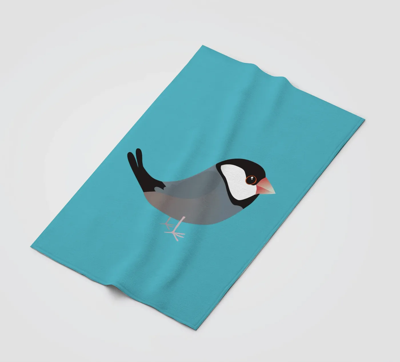 Cute java sparrow fleecedeken van BwiseLizzy