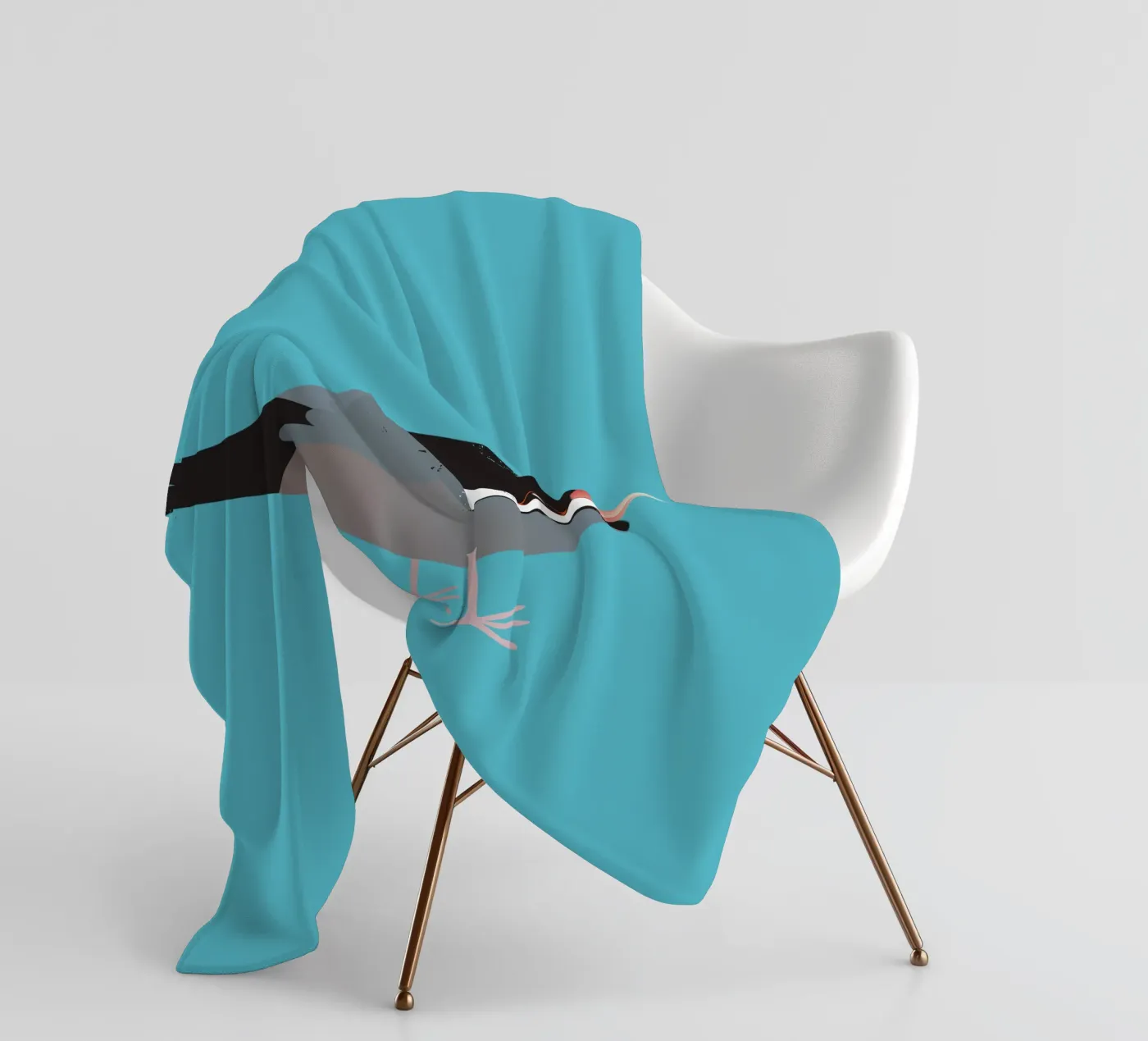 Cute java sparrow fleecedeken van BwiseLizzy