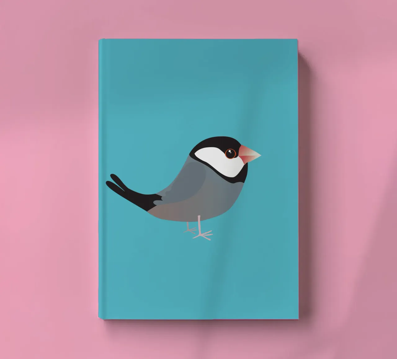 Cute java sparrow notebook by BwiseLizzy