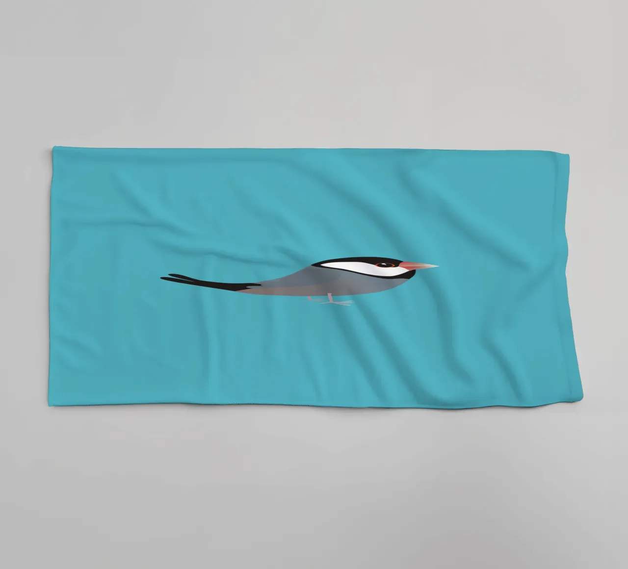 Cute java sparrow towel by BwiseLizzy