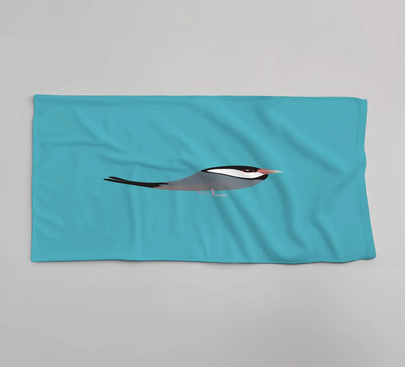 Cute java sparrow Handtuch von BwiseLizzy