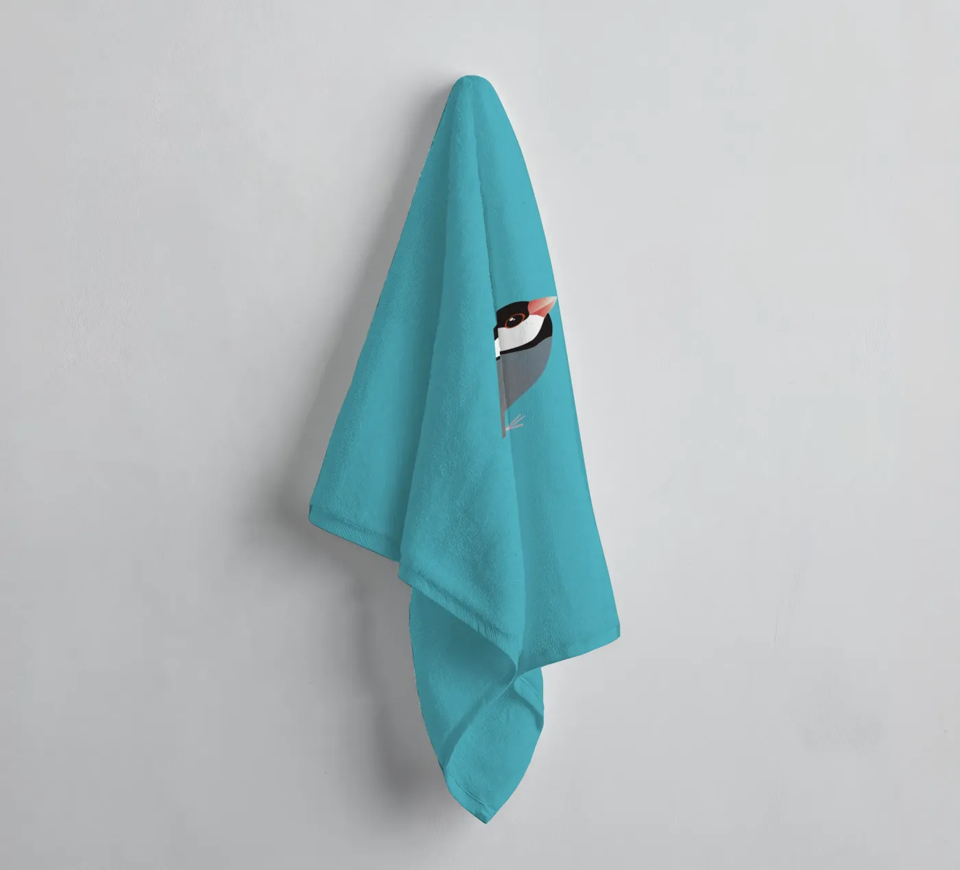 Cute java sparrow Handtuch von BwiseLizzy