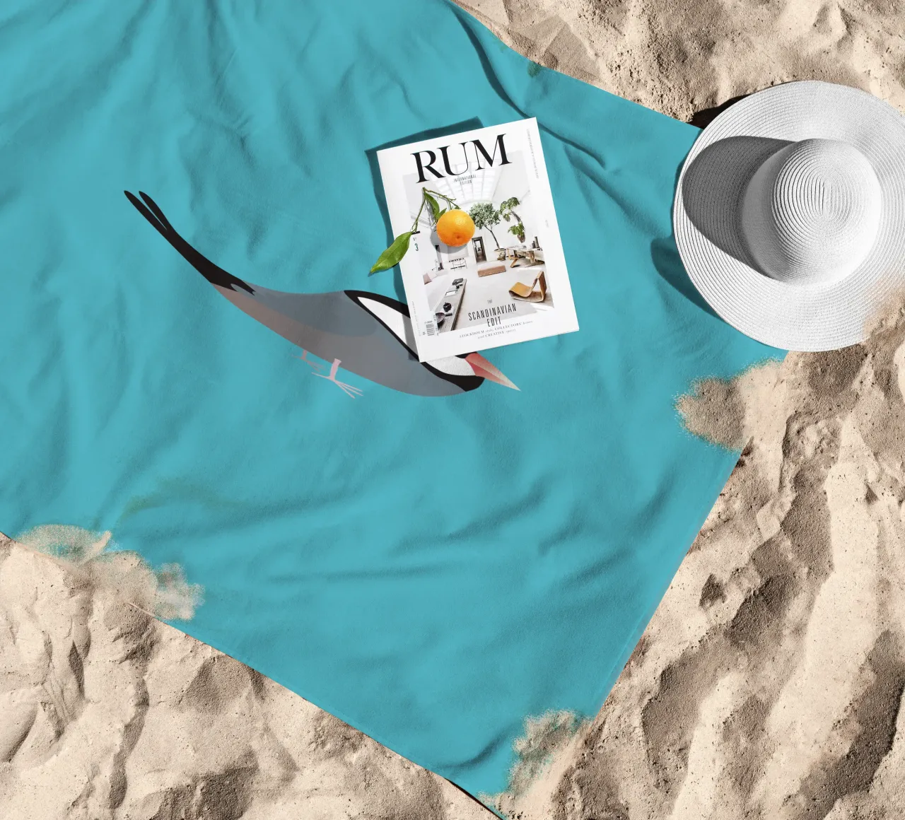 Cute java sparrow beach towel by BwiseLizzy