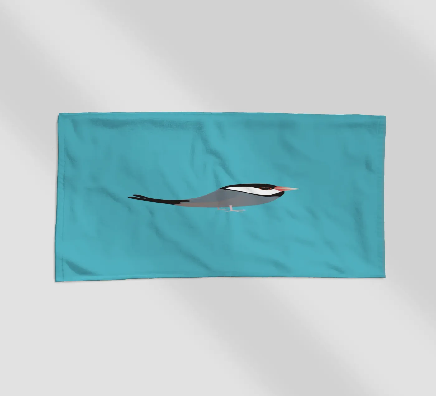 Cute java sparrow serviette de plage de BwiseLizzy