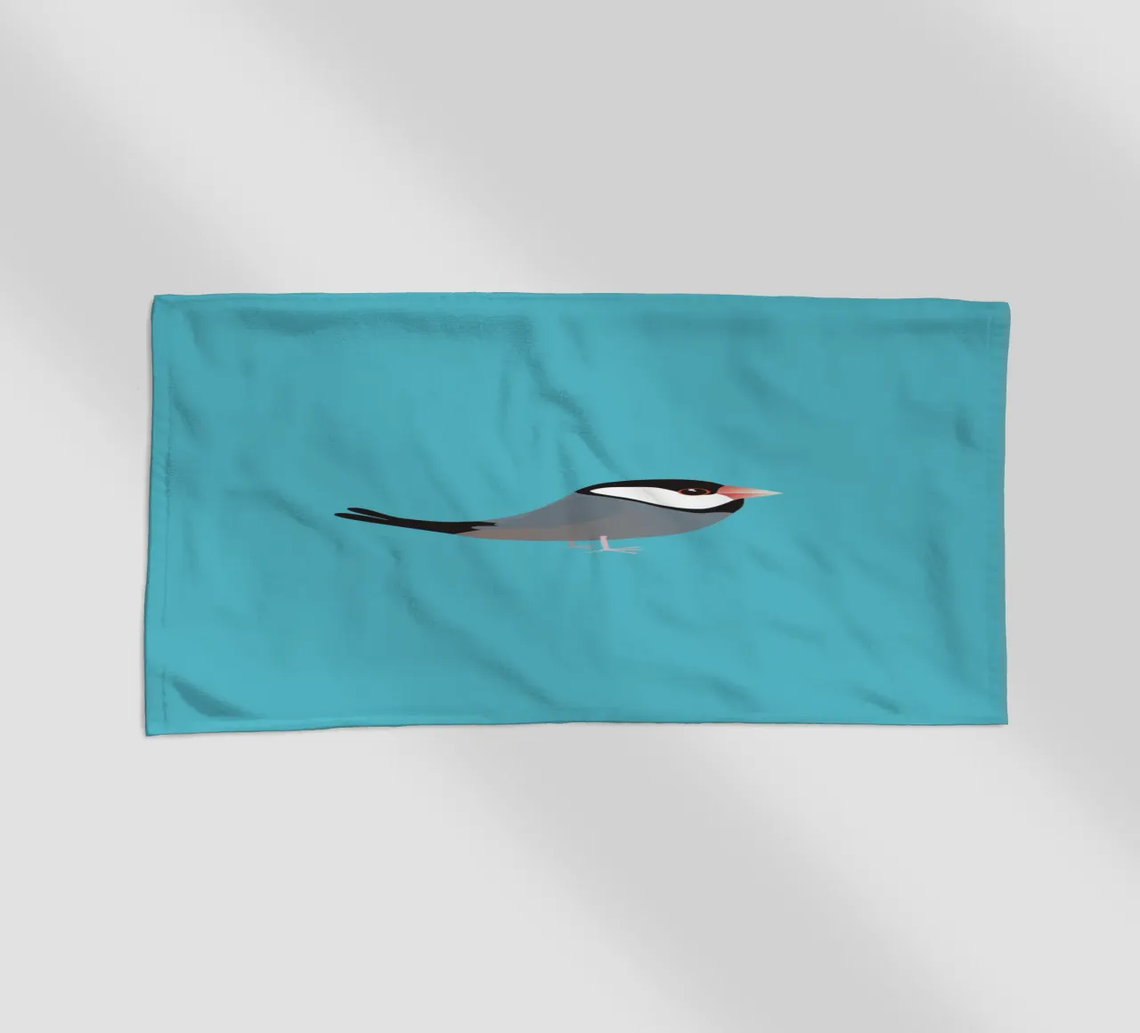 Cute java sparrow beach towel by BwiseLizzy