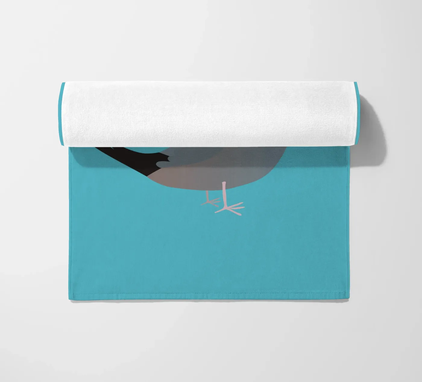 Cute java sparrow serviette de plage de BwiseLizzy