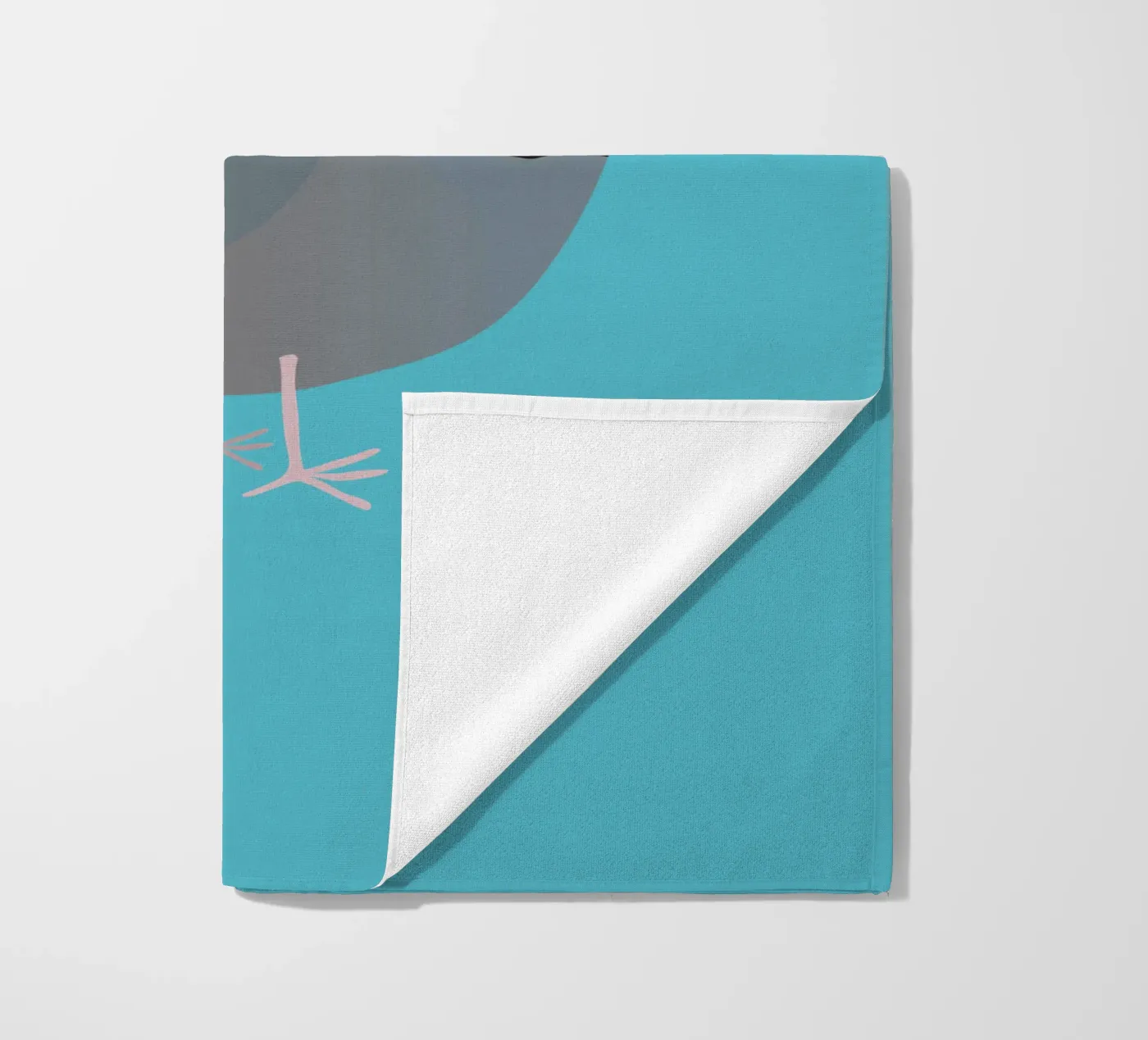 Cute java sparrow serviette de plage de BwiseLizzy