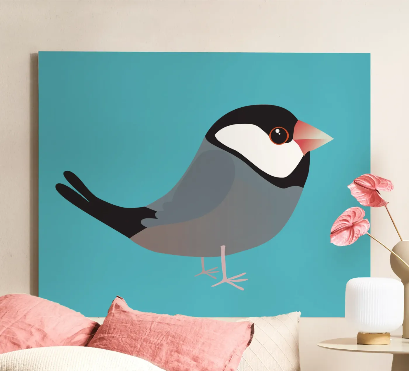 Cute java sparrow toile de BwiseLizzy