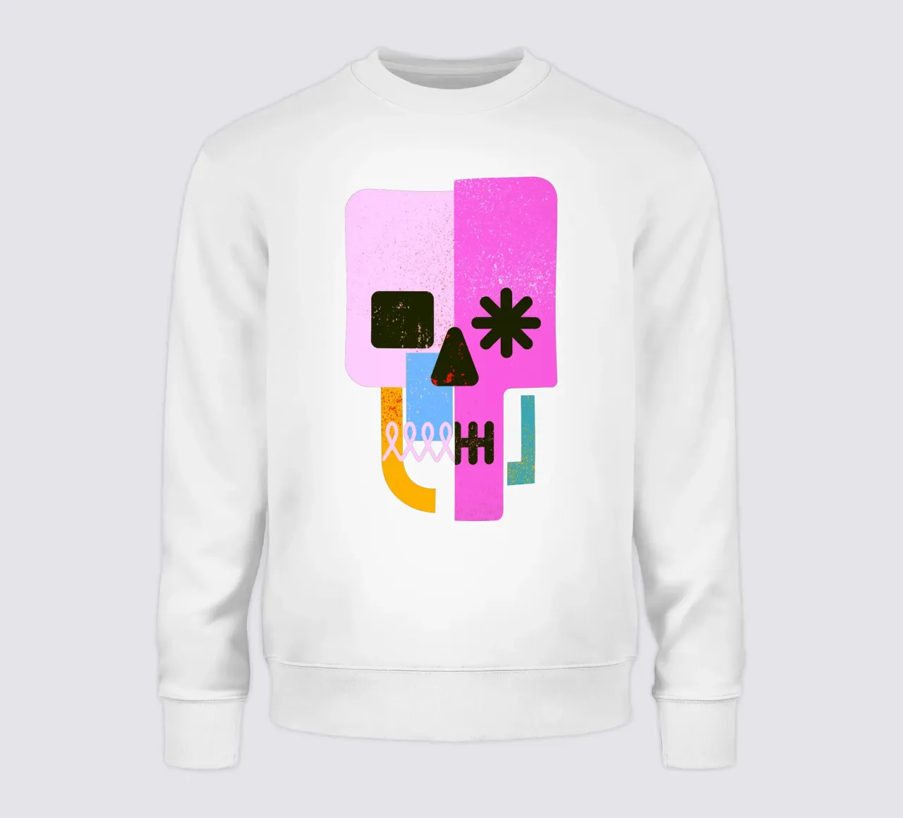 Encrypted Skull sweatshirt van Ali Gulec