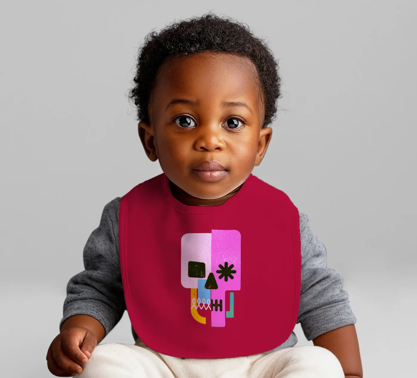 Encrypted Skull baby slabbetje van Ali Gulec