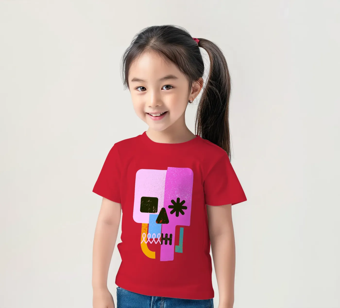Encrypted Skull kinder t-shirt van Ali Gulec