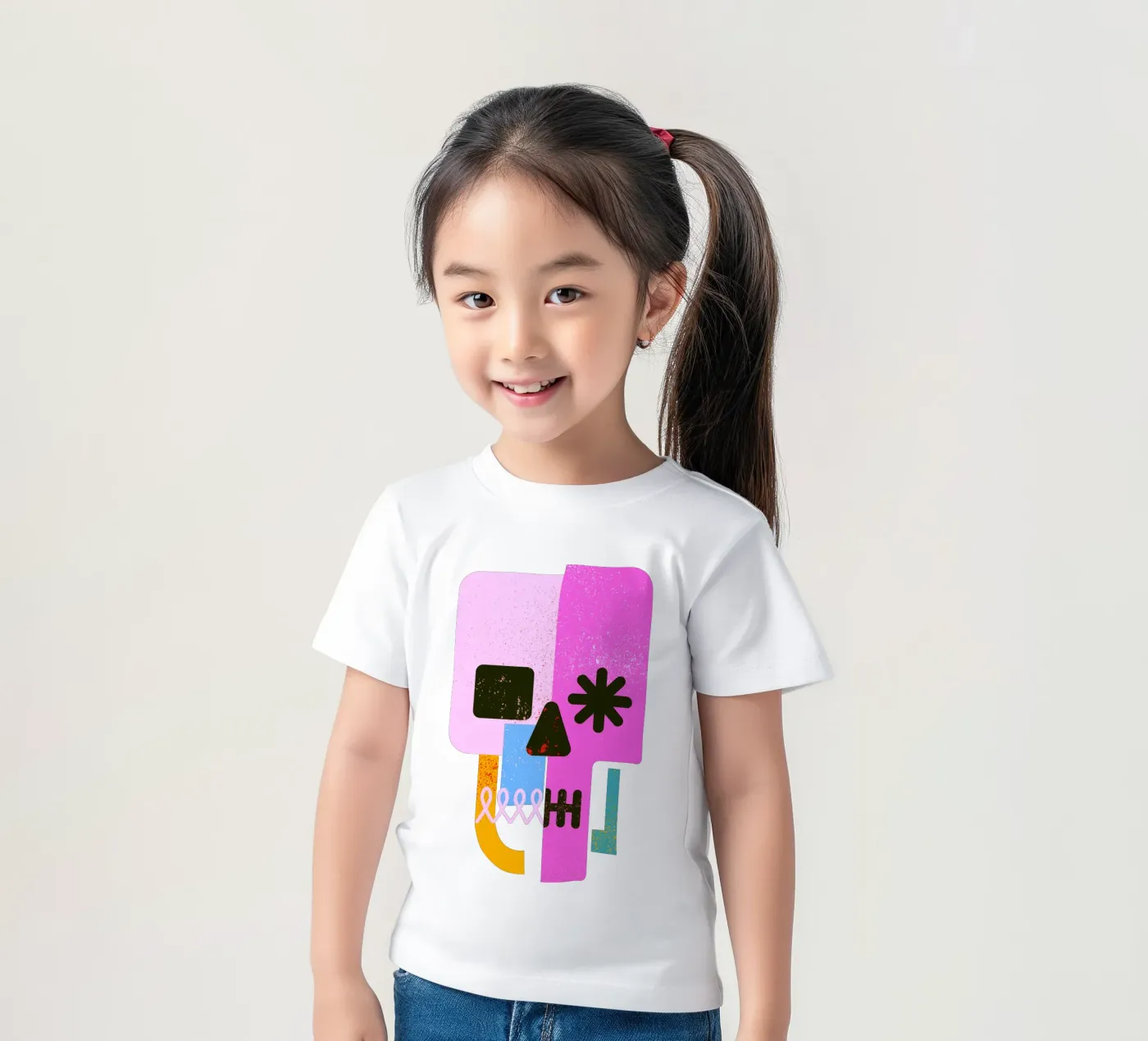 Encrypted Skull kinder t-shirt van Ali Gulec