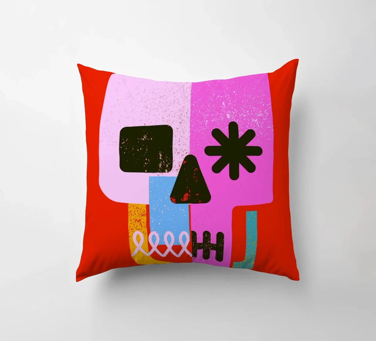 Encrypted Skull cuscino da Ali Gulec
