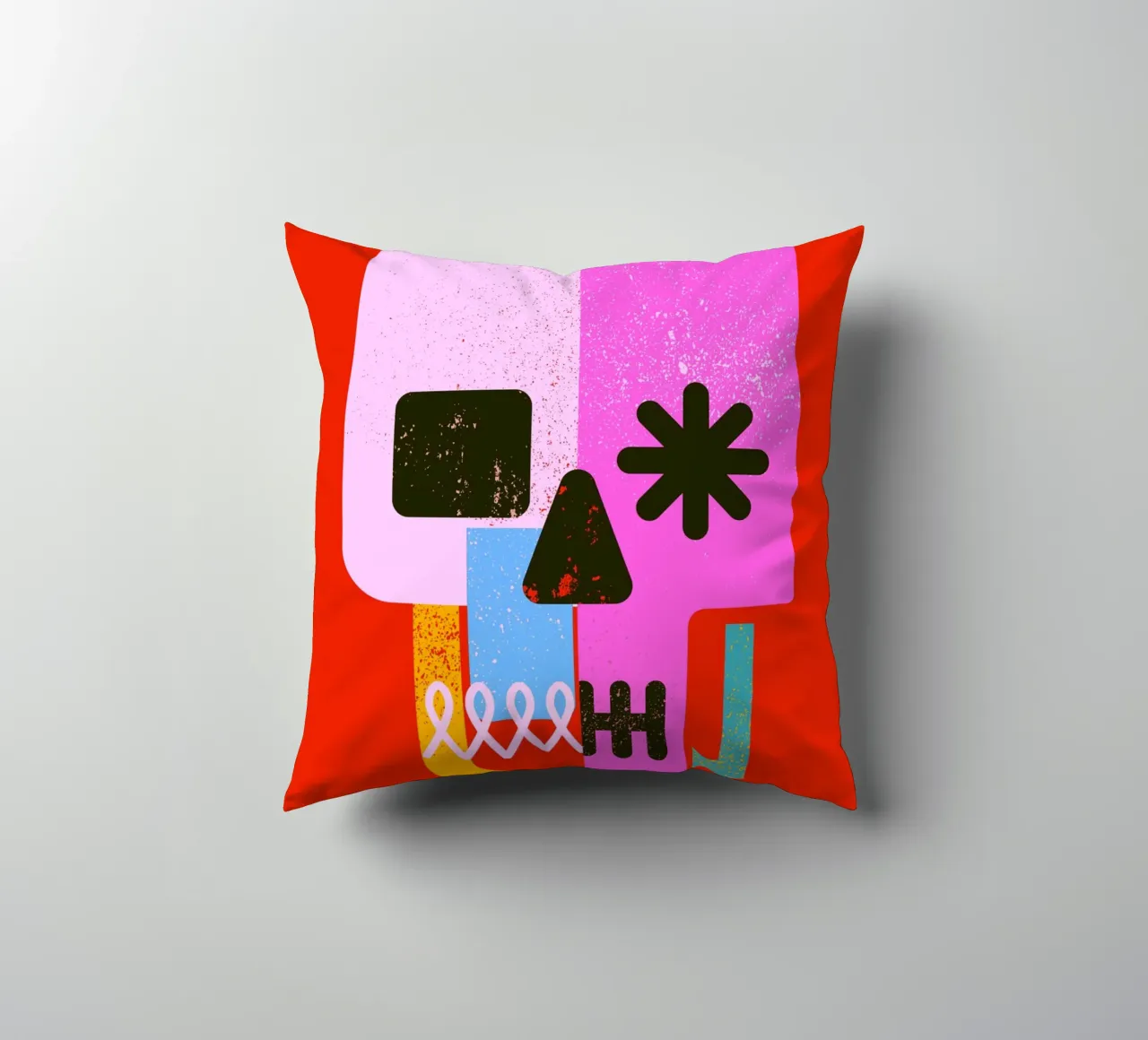 Encrypted Skull cuscino da Ali Gulec