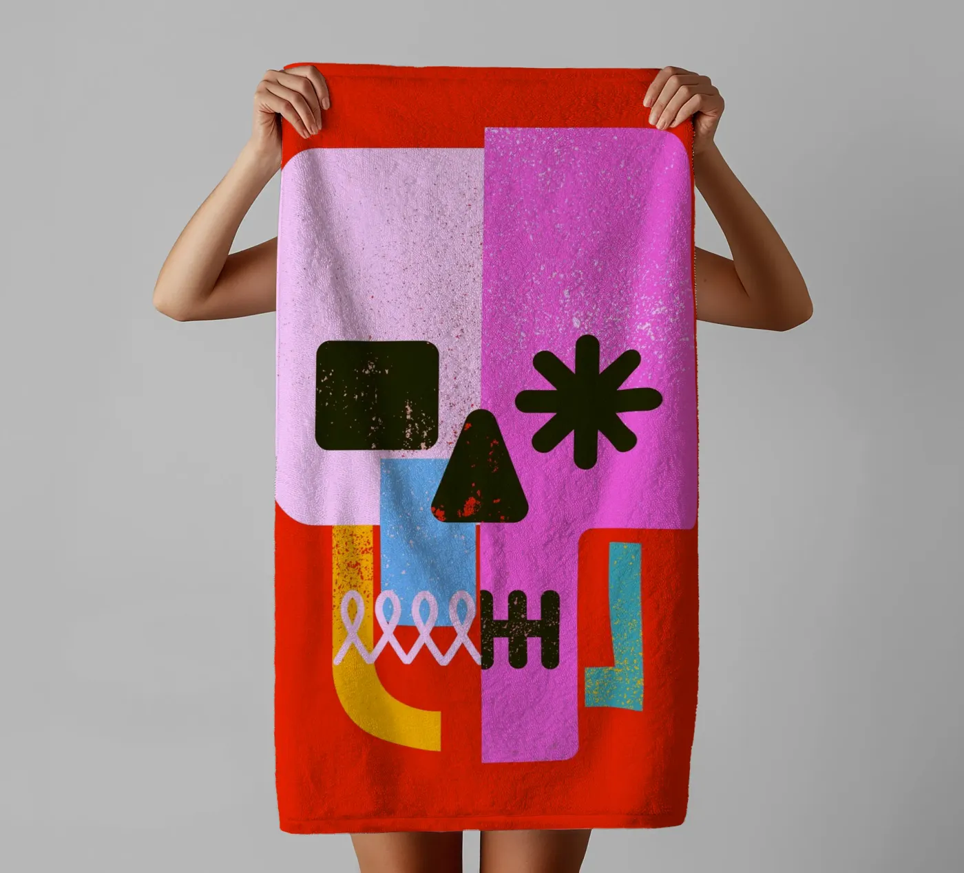 Encrypted Skull badhanddoek van Ali Gulec