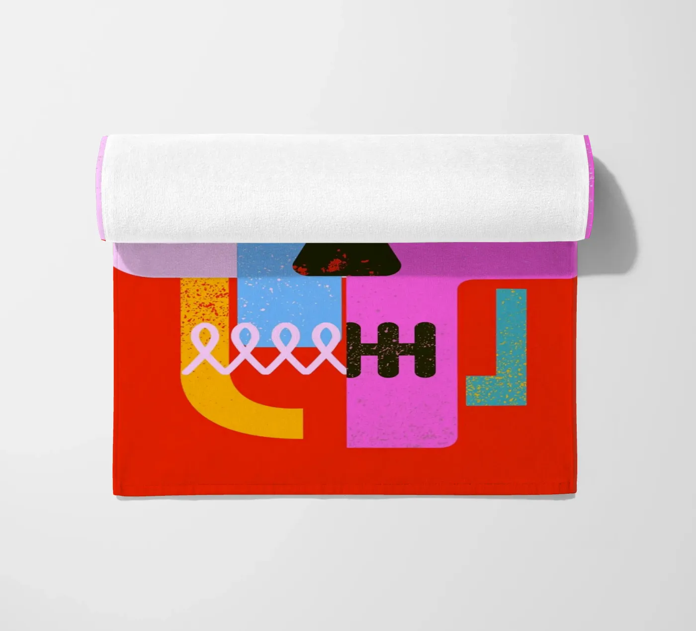 Encrypted Skull serviette de plage de Ali Gulec