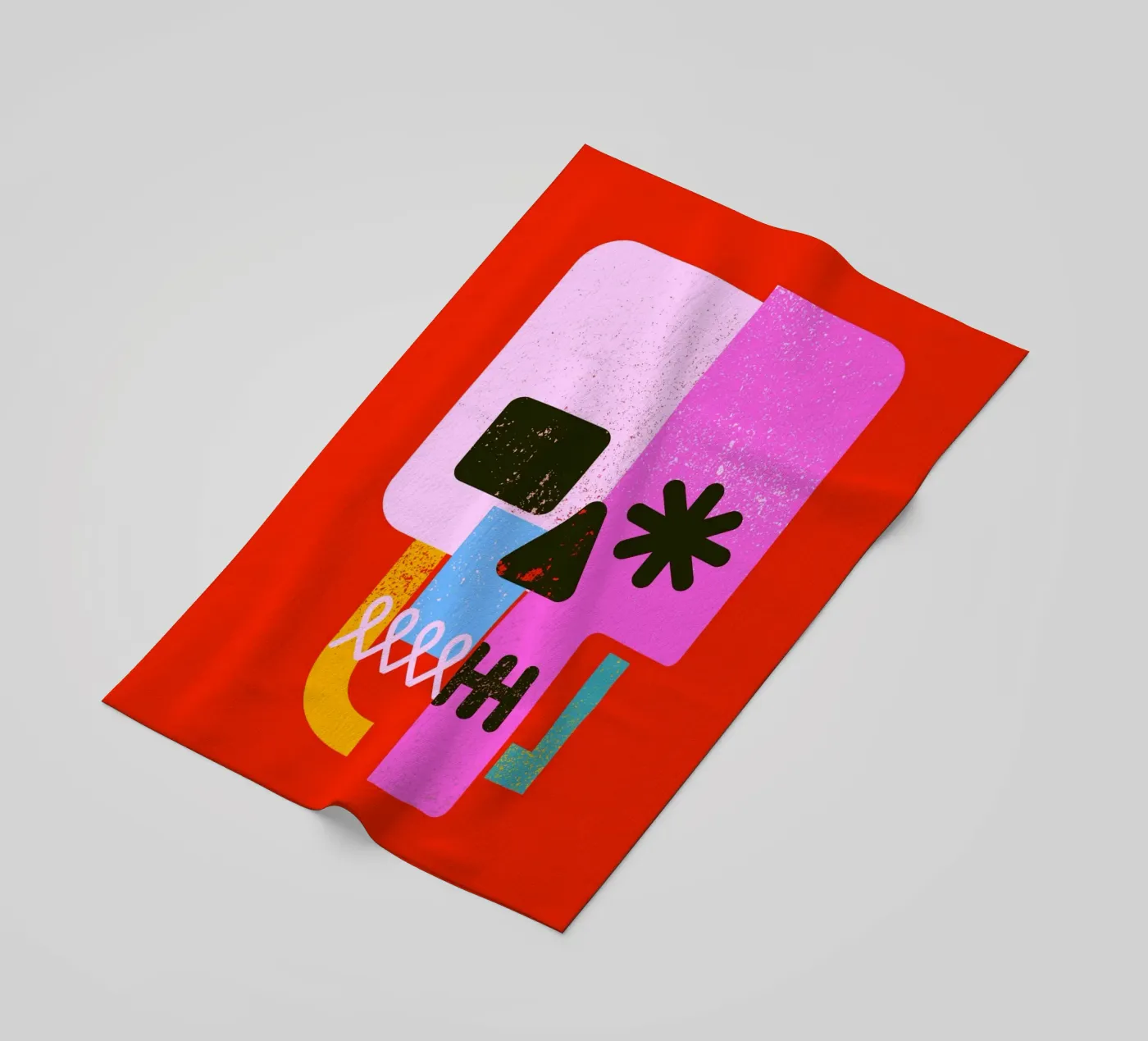 Encrypted Skull serviette de plage de Ali Gulec